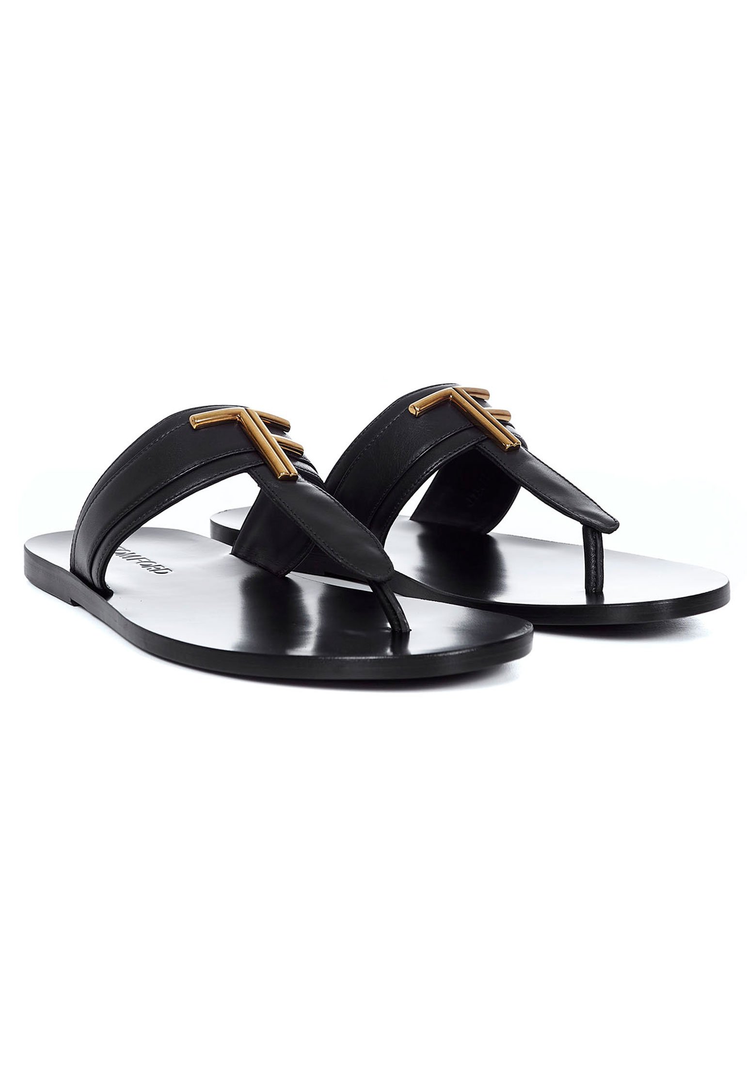 Sandals TOM FORD Color: black (Code: 373) in online store Allure