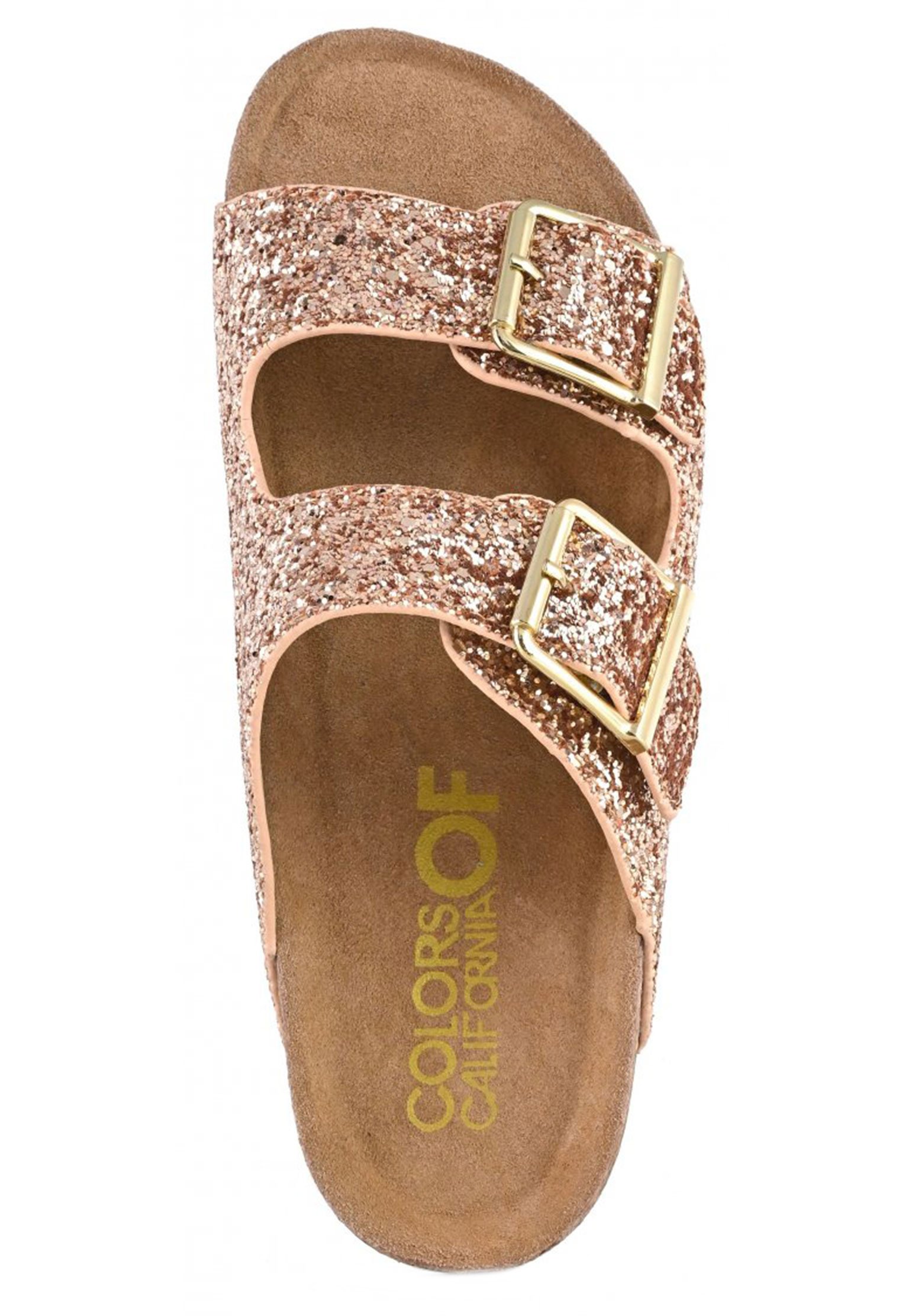 Slides COLORS OF CALIFORNIA Color: gold (Code: 2382) in online store Allure