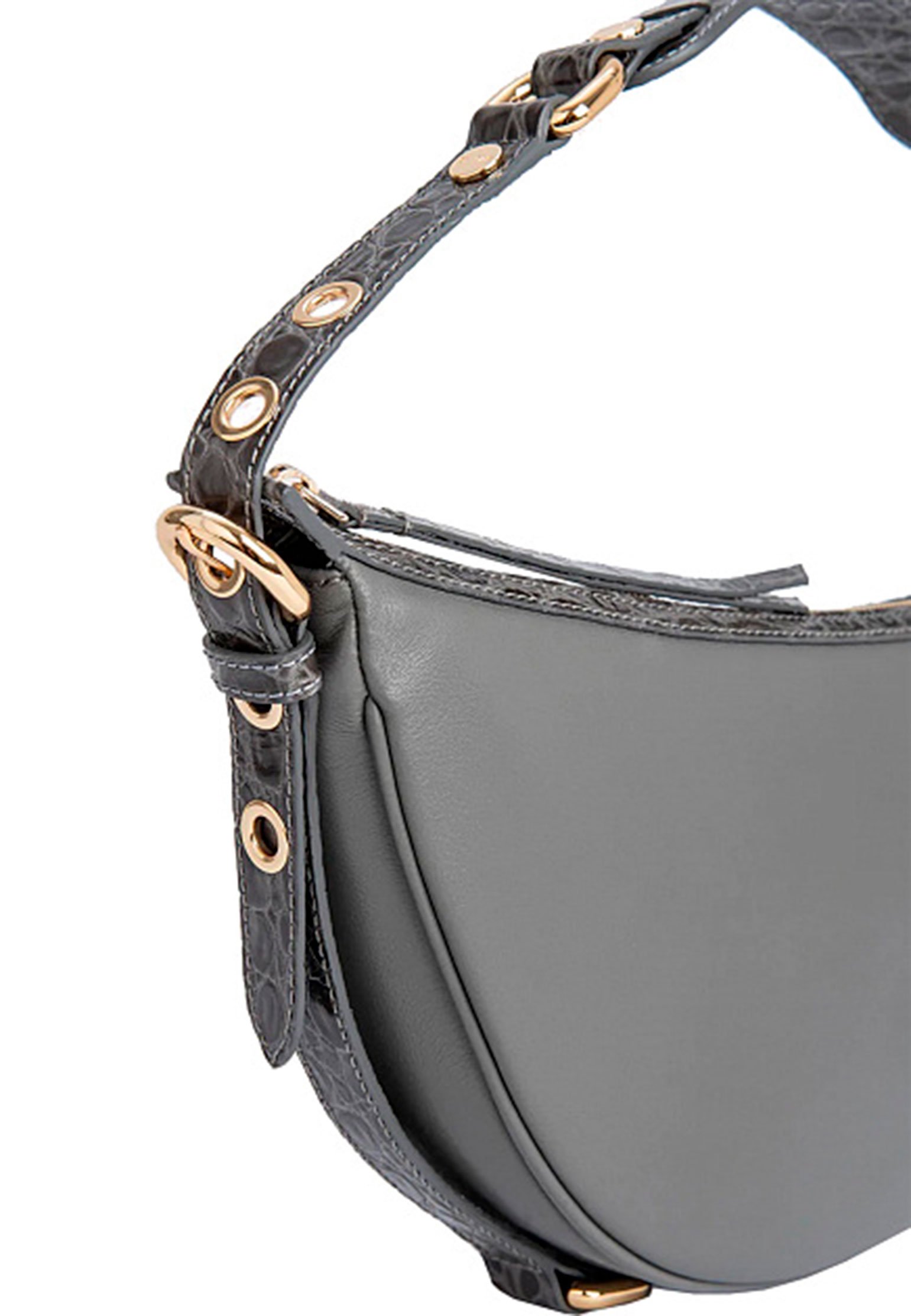 Shoulder Bag BY FAR Color: grey (Code: 1141) in online store Allure
