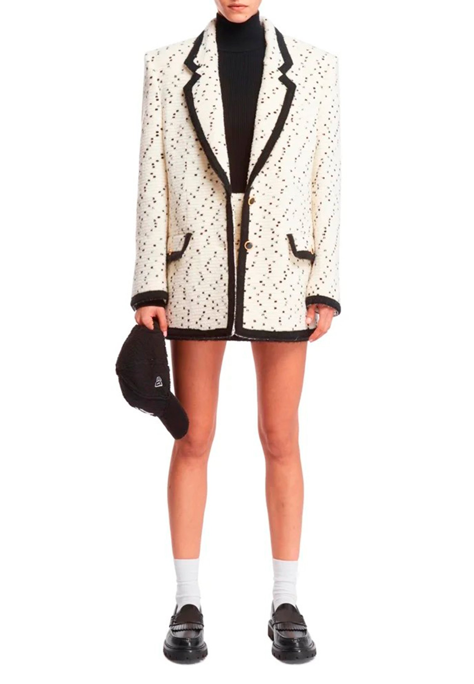 Jacket ALESSANDRA RICH Color: ivory (Code: 2657) in online store Allure