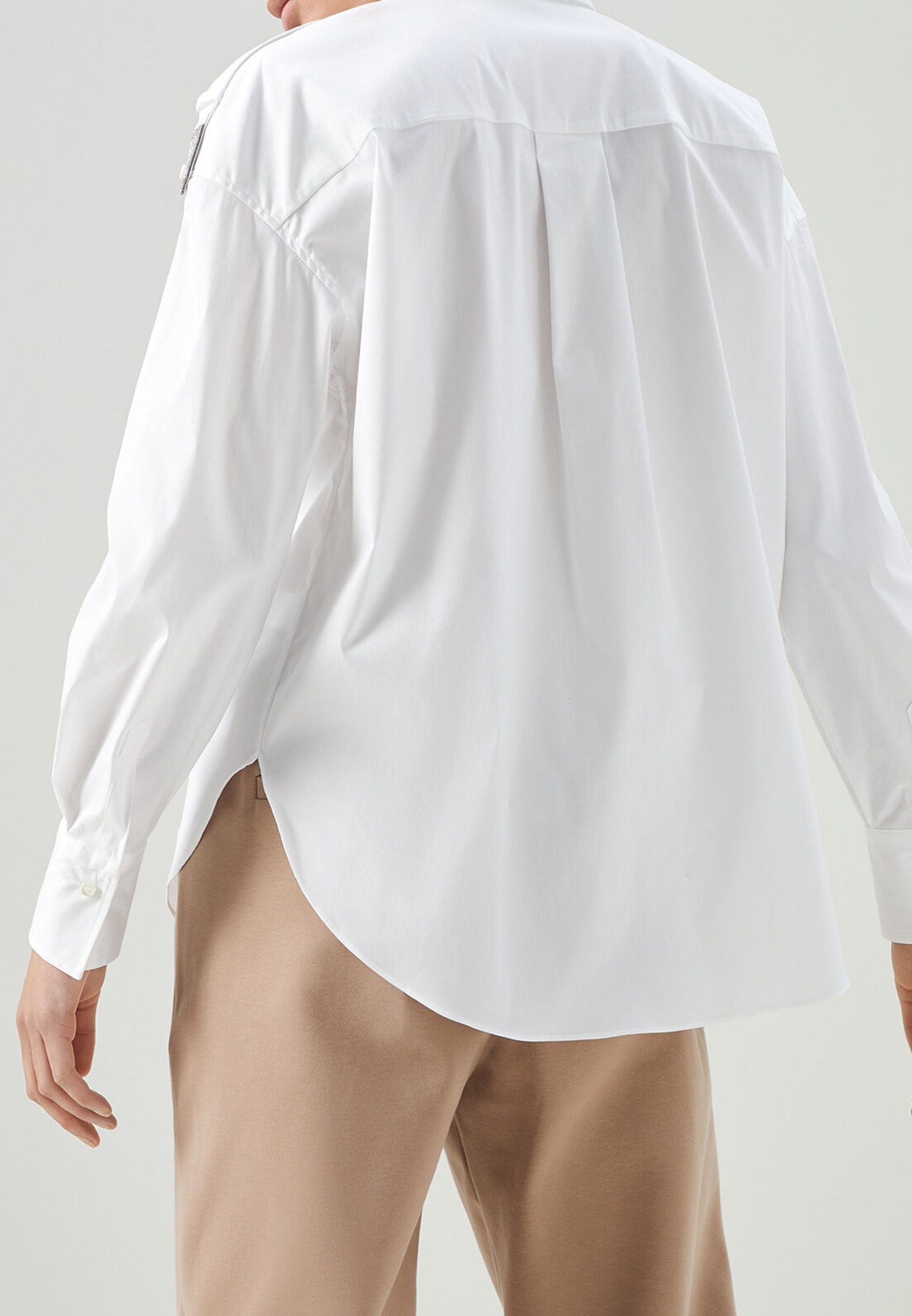 Shirt BRUNELLO CUCINELLI Color: white (Code: 900) in online store Allure