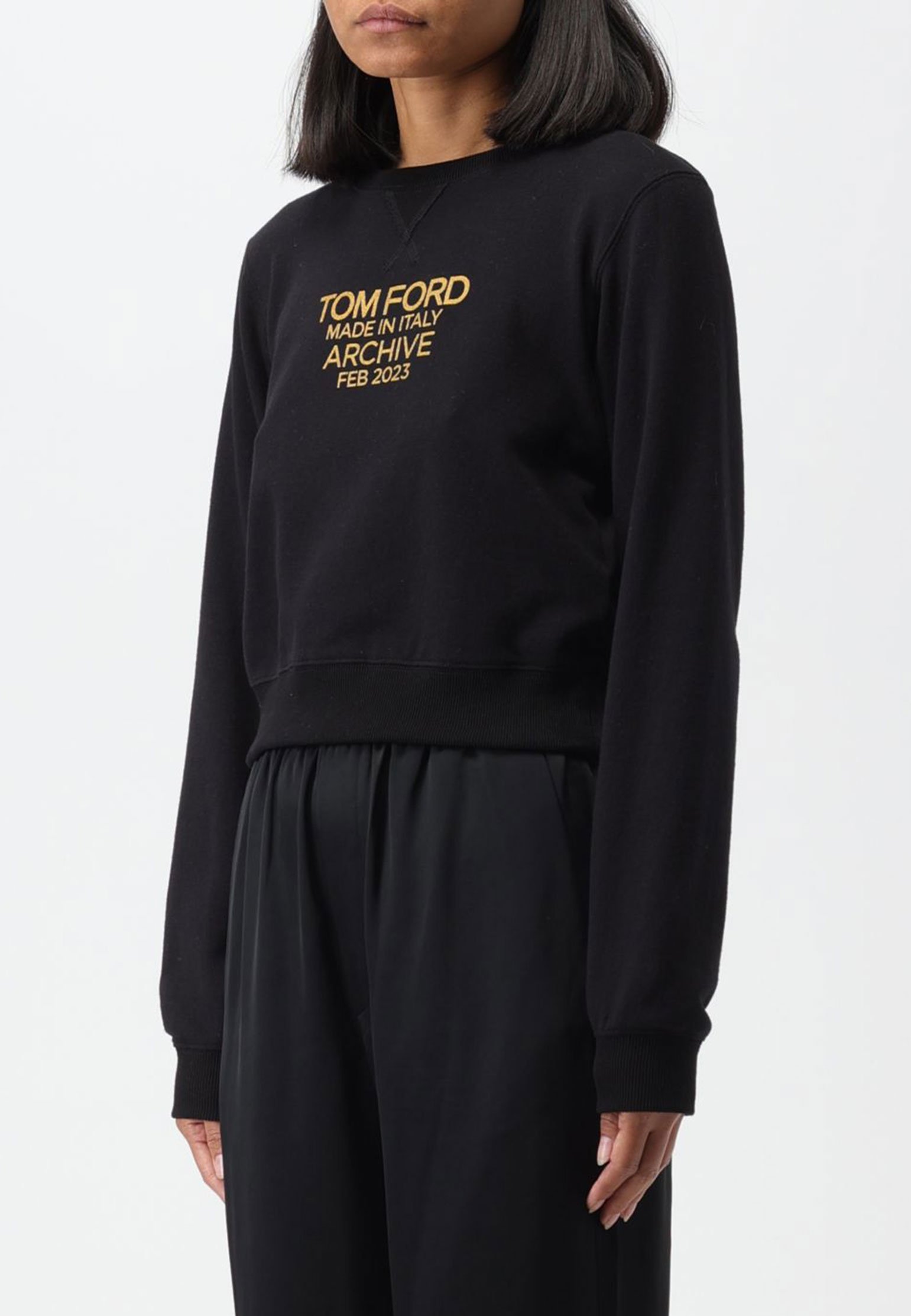 Sweatshirt TOM FORD Color: black (Code: 2955) in online store Allure