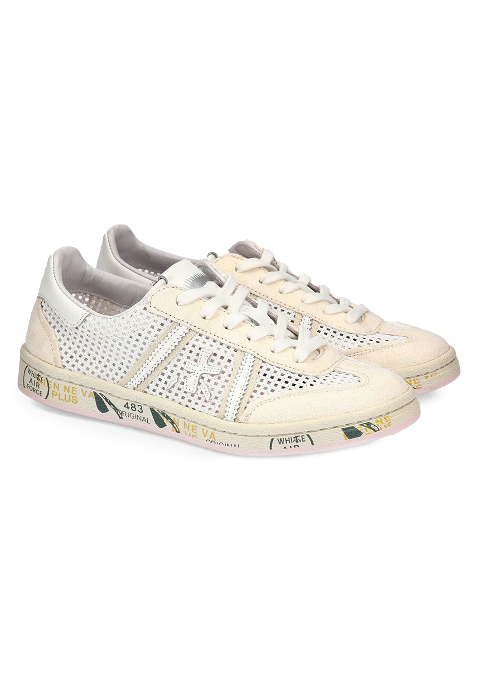 Sneakers PREMIATA Color: beige (Code: 4198) in online store Allure