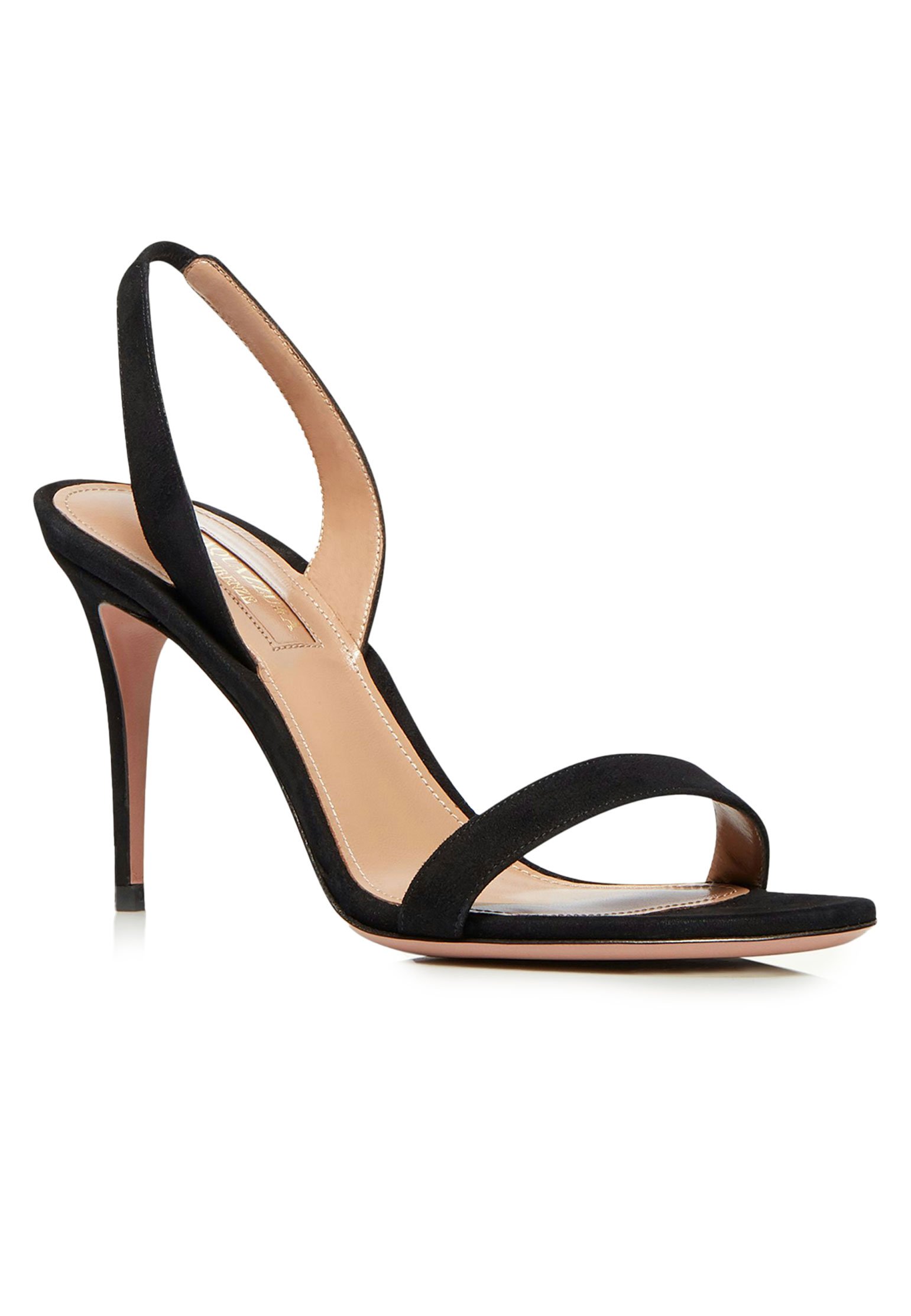 Sandals AQUAZZURA Color: black (Code: 3782) in online store Allure