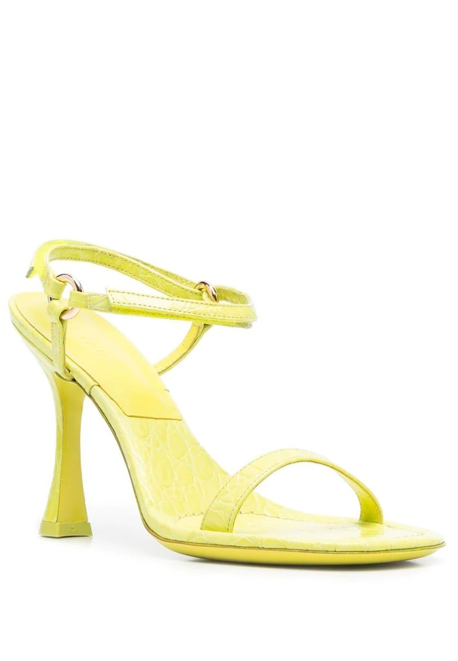 Sandals BY FAR Color: green (Code: 605) in online store Allure