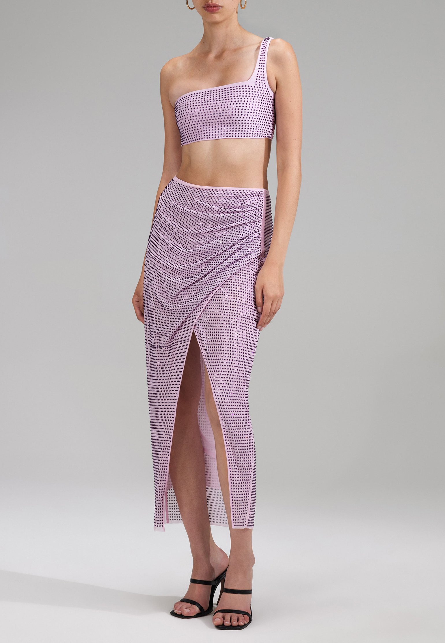 Bikini top SELF-PORTRAIT Color: lilac (Code: 2241) in online store Allure