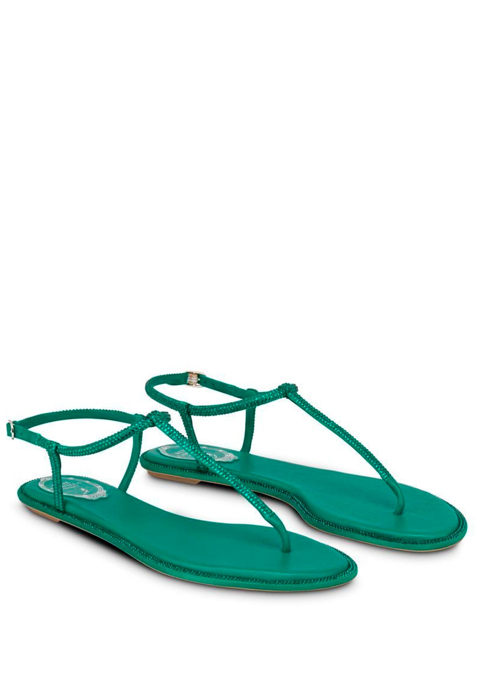 Shoes RENE CAOVILLA Color: green (Code: 2370) in online store Allure