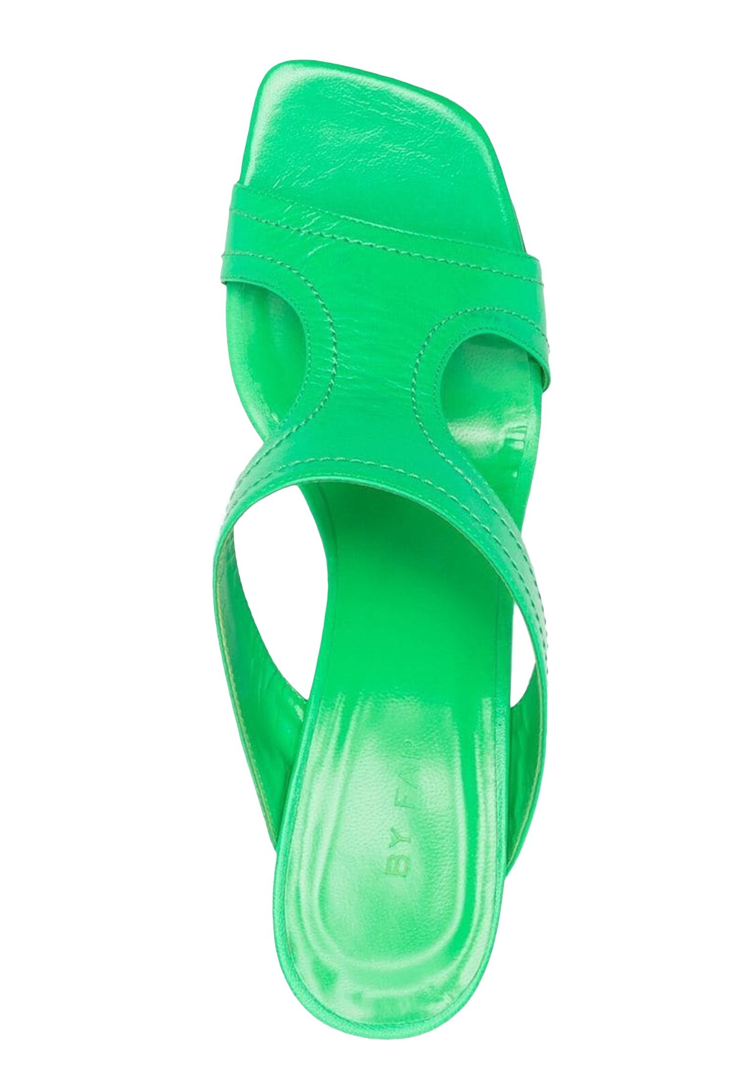 Mules BY FAR Color: green (Code: 587) in online store Allure