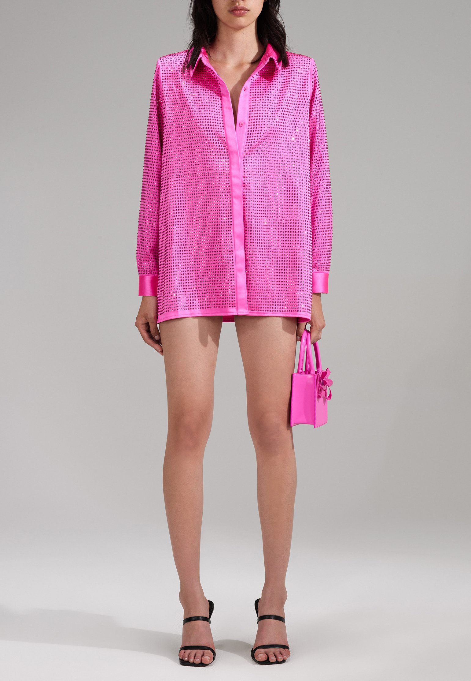Shirt SELF-PORTRAIT Color: pink (Code: 1773) in online store Allure
