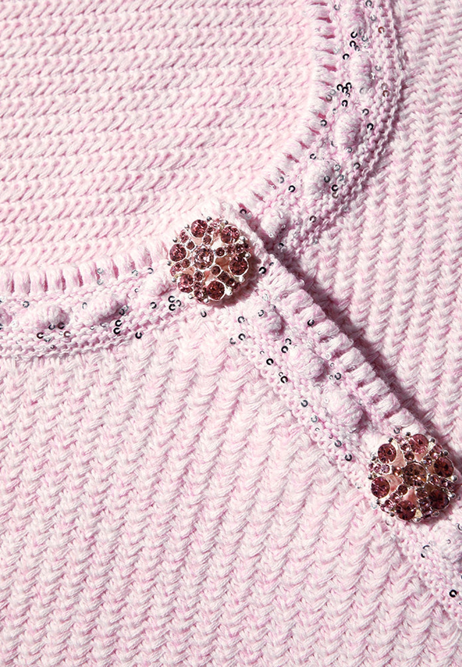 Cardigan SELF-PORTRAIT Color: pink (Code: 2246) in online store Allure