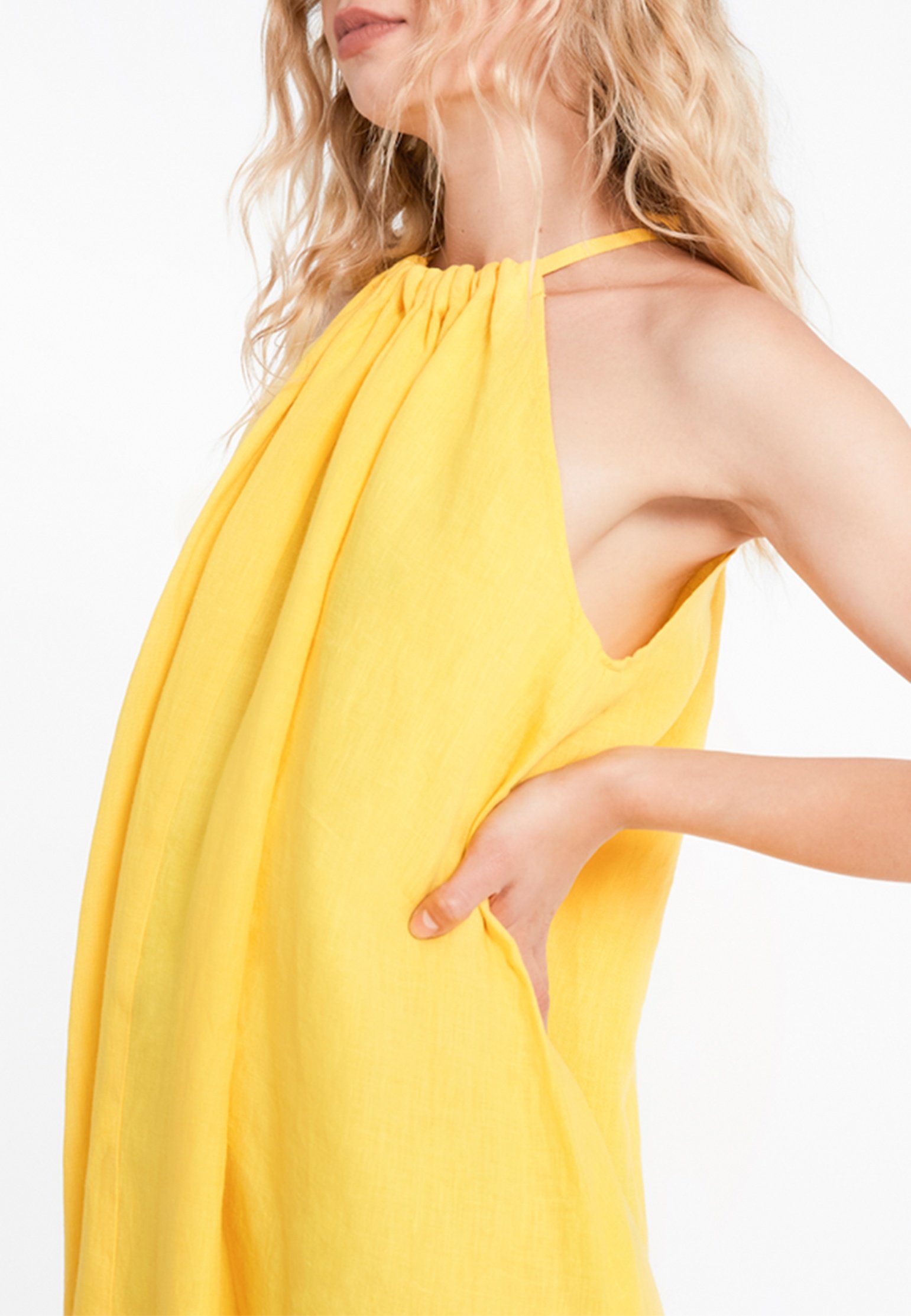 Dress MAIA BERGMAN Color: yellow (Code: 1027) in online store Allure