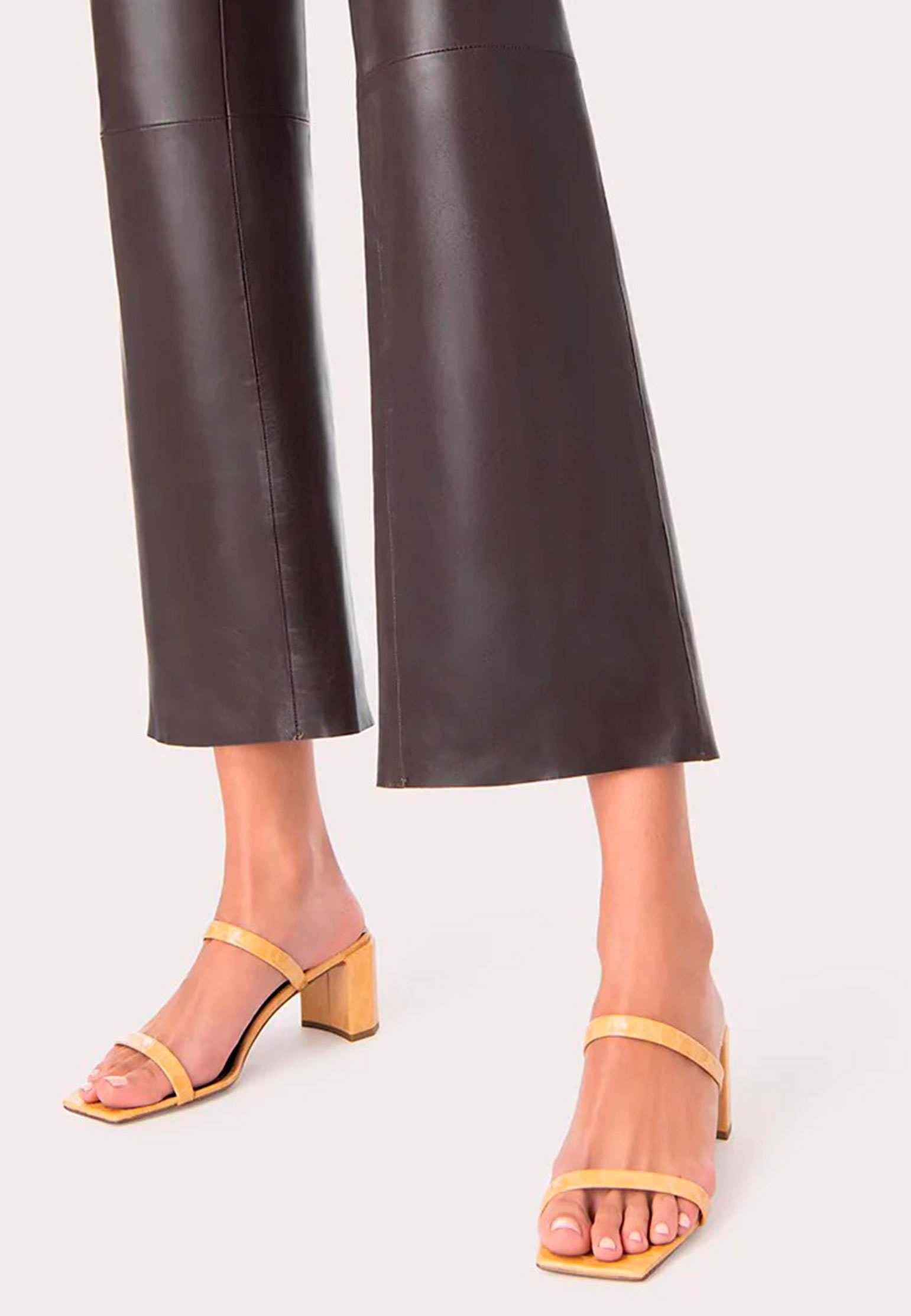 Mules BY FAR Color: beige (Code: 1133) in online store Allure