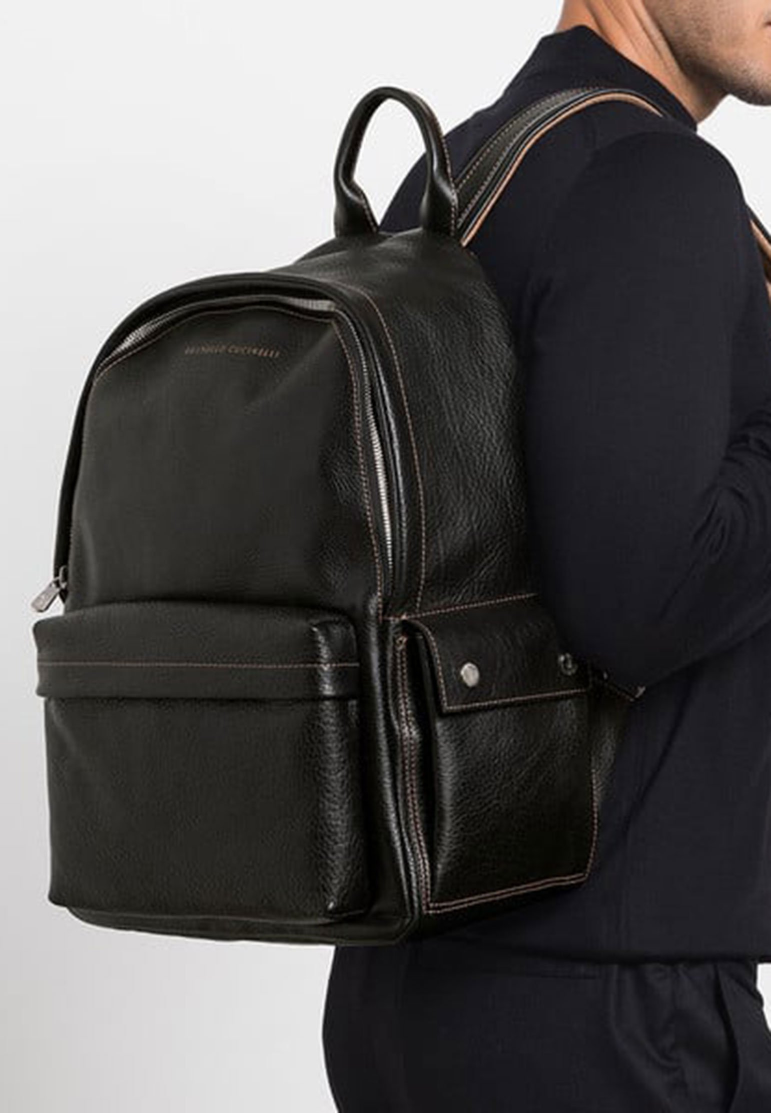 Bag BRUNELLO CUCINELLI Color: black (Code: 2496) in online store Allure