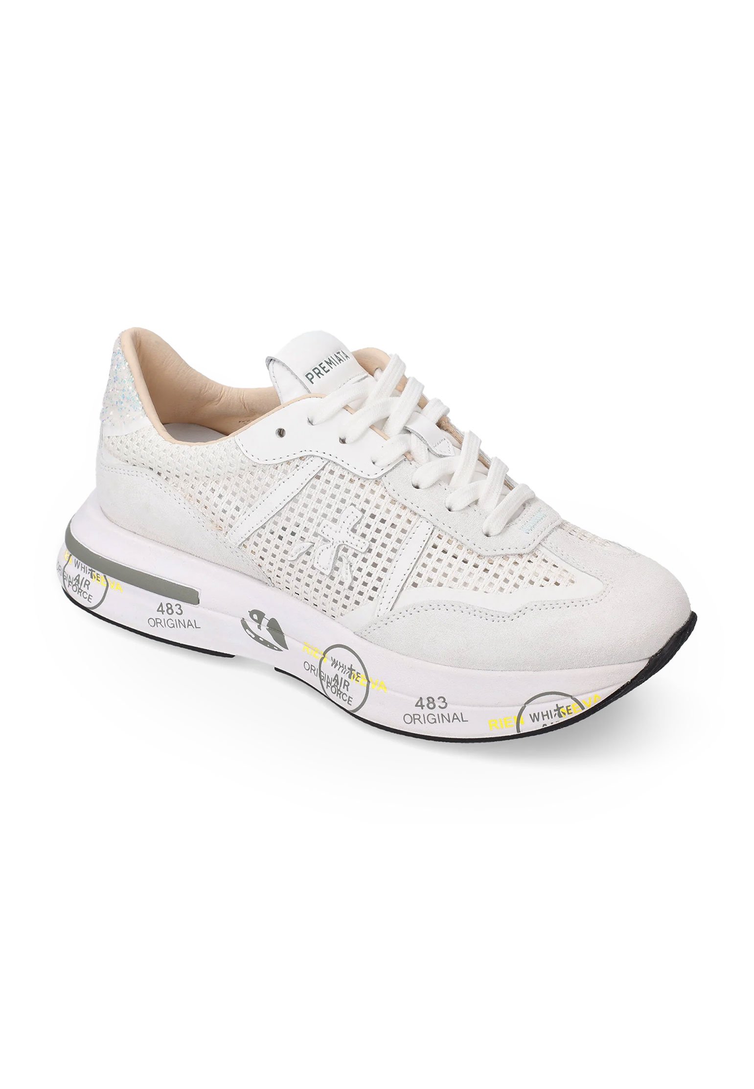 Sneakers PREMIATA Color: white (Code: 4171) in online store Allure