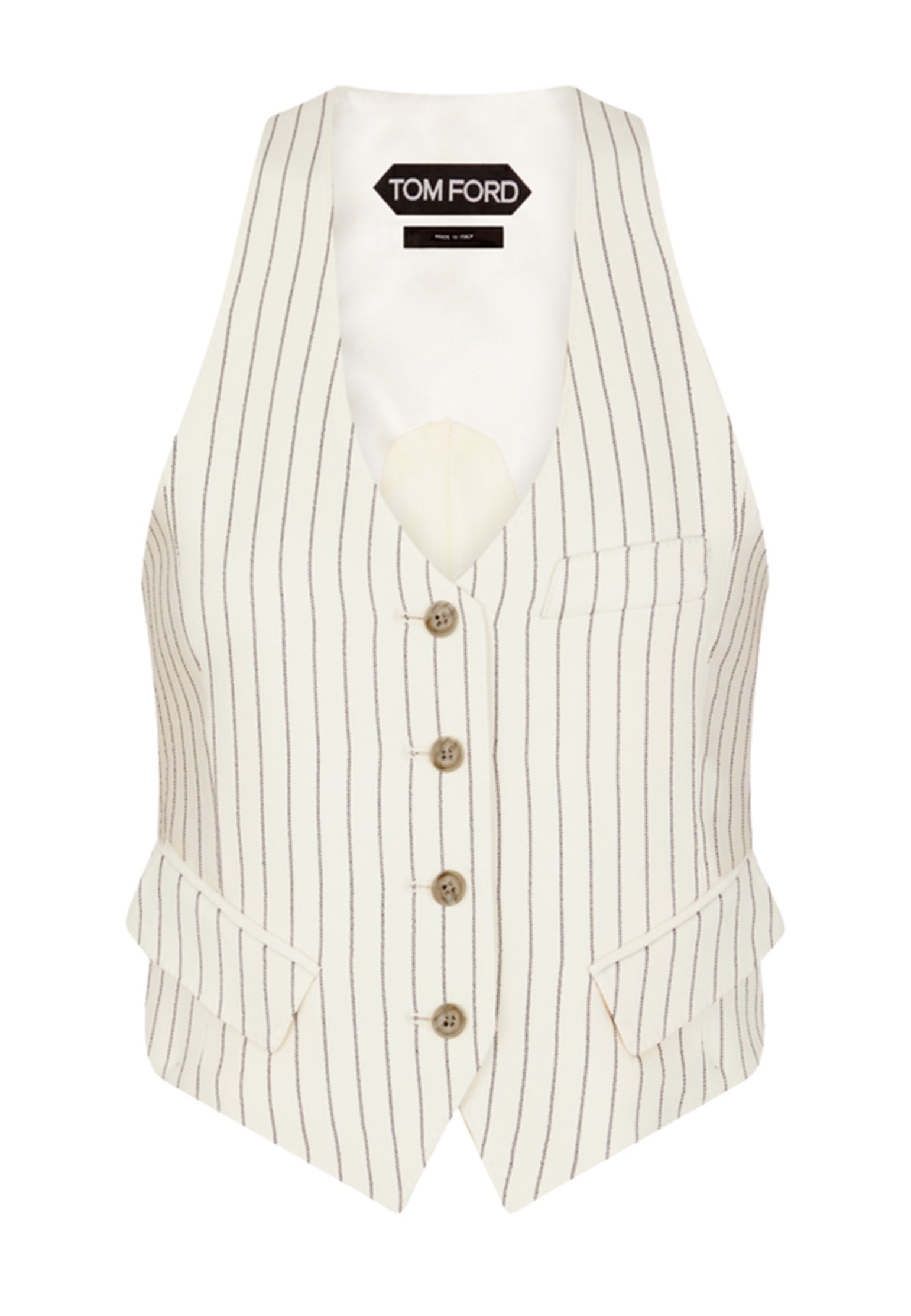 Waistcoat TOM FORD Color: cream (Code: 3705) in online store Allure