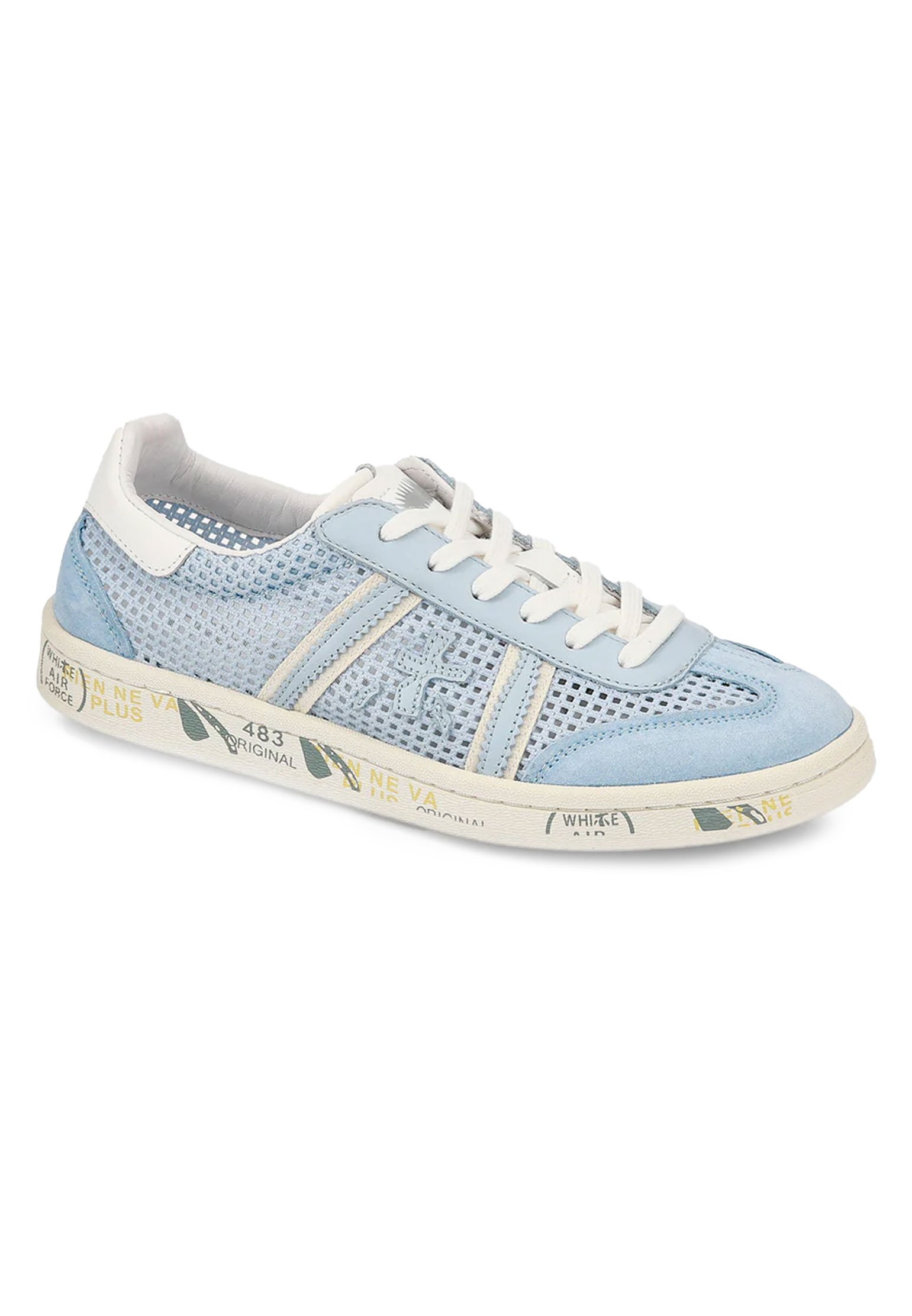 Sneakers PREMIATA Color: light blue (Code: 4193) in online store Allure