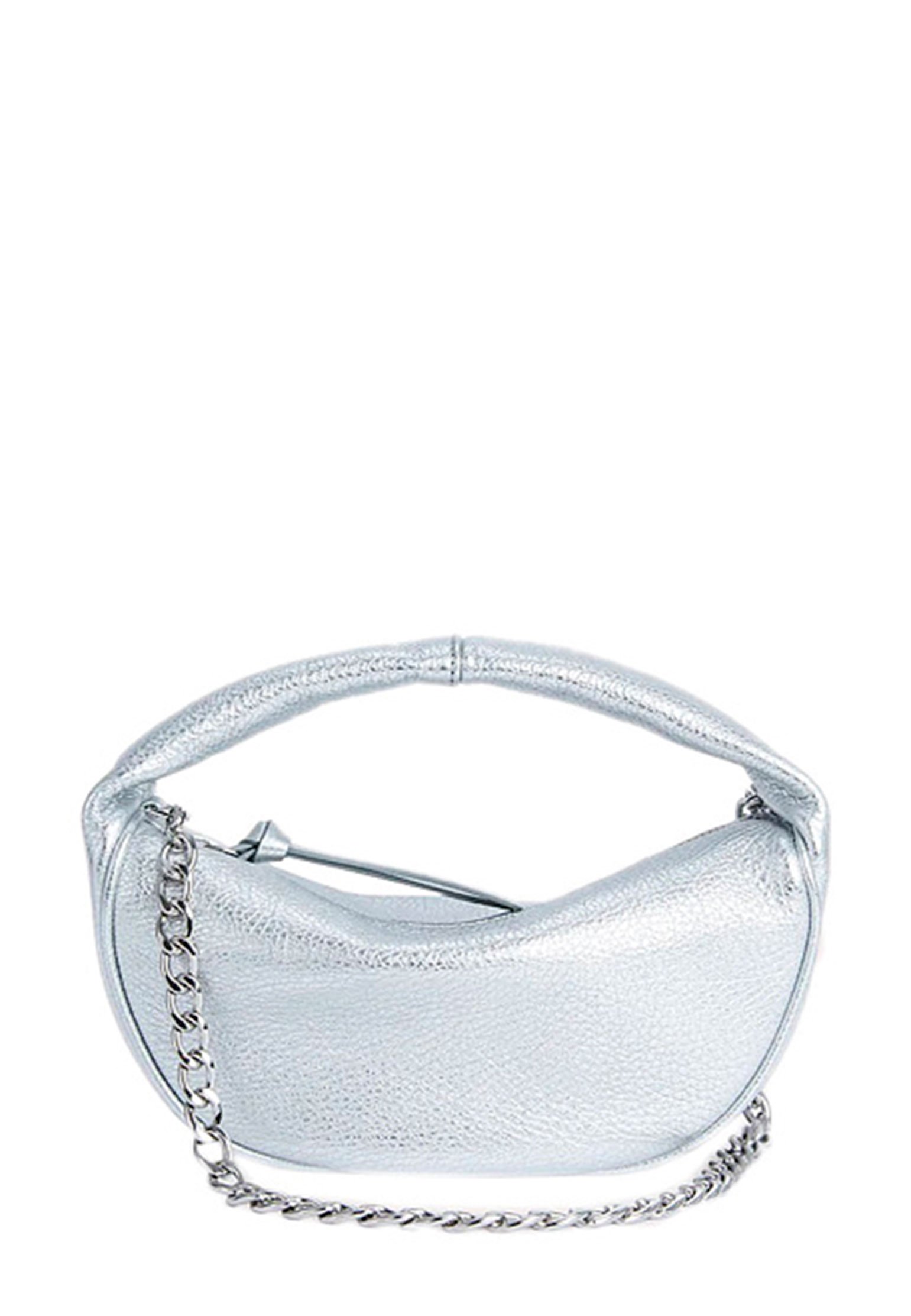 Shoulder Bag BY FAR Color: grey (Code: 1140) in online store Allure