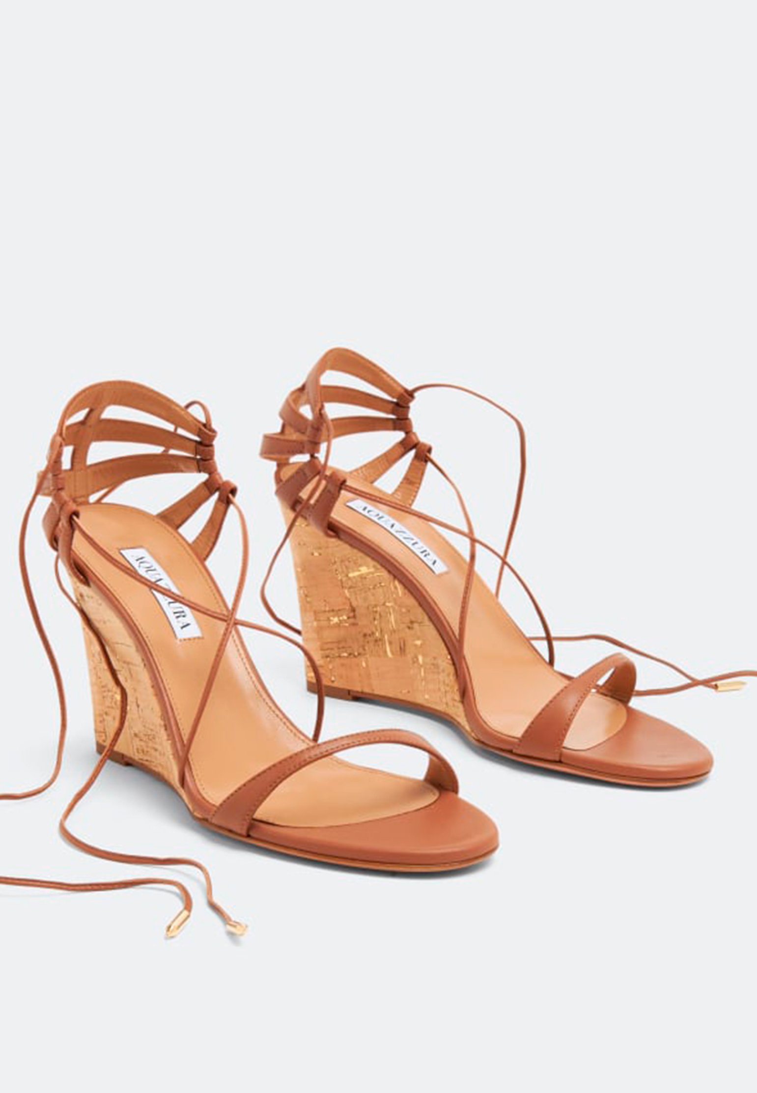 Sandals AQUAZZURA Color: brown (Code: 1694) in online store Allure