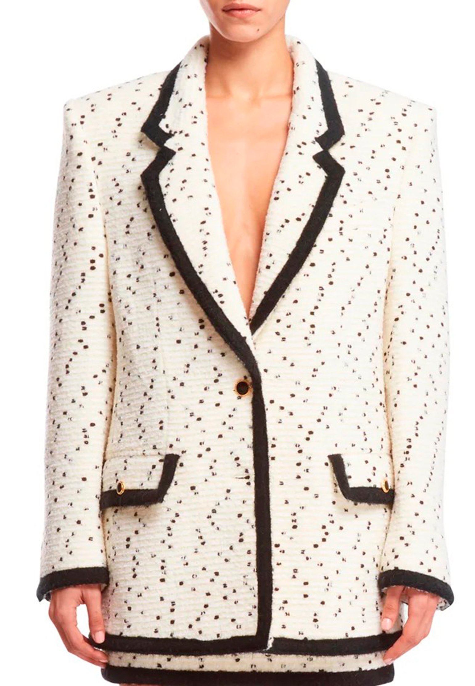 Jacket ALESSANDRA RICH Color: ivory (Code: 2657) in online store Allure