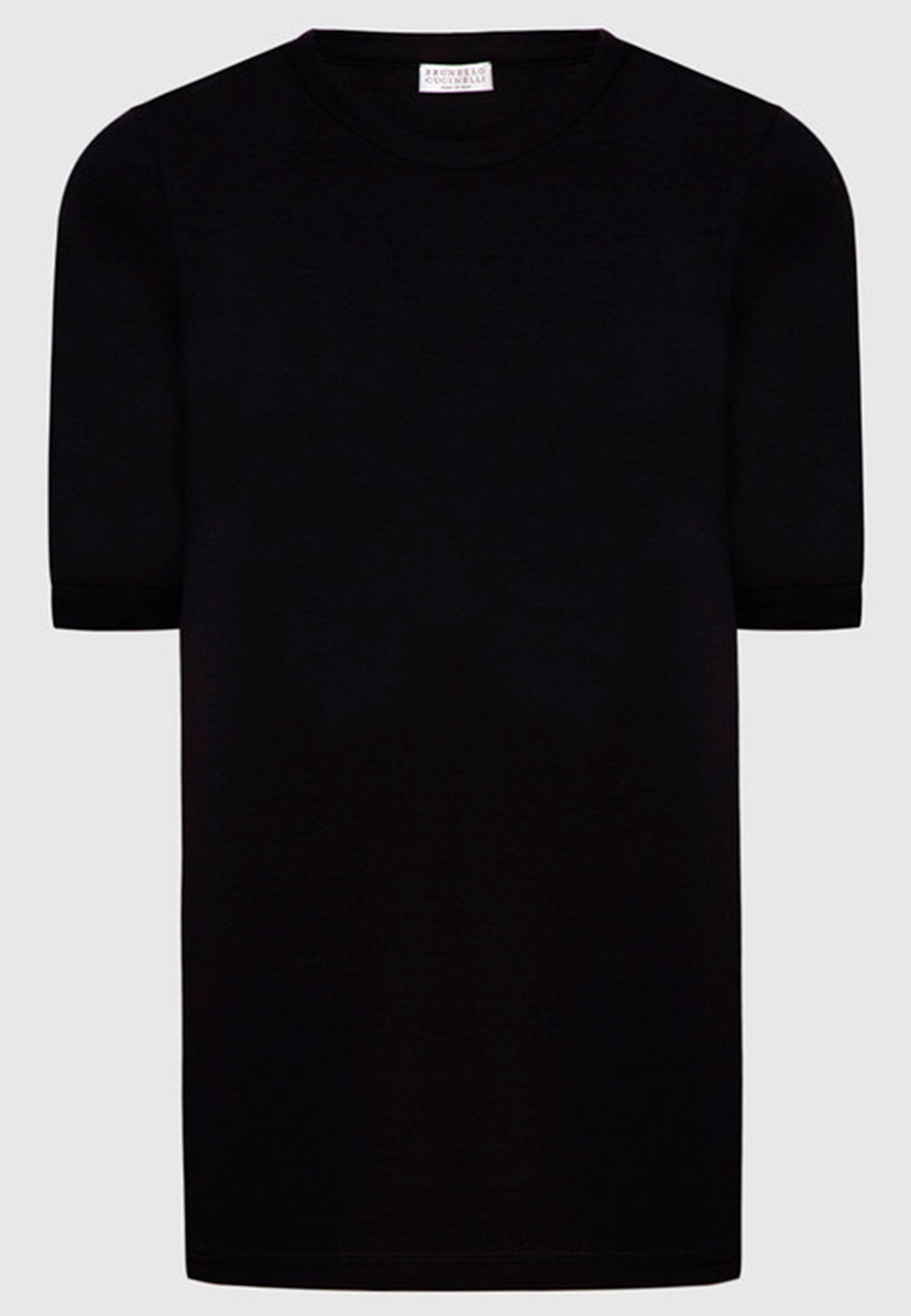 T-Shirt BRUNELLO CUCINELLI Color: black (Code: 634) in online store Allure