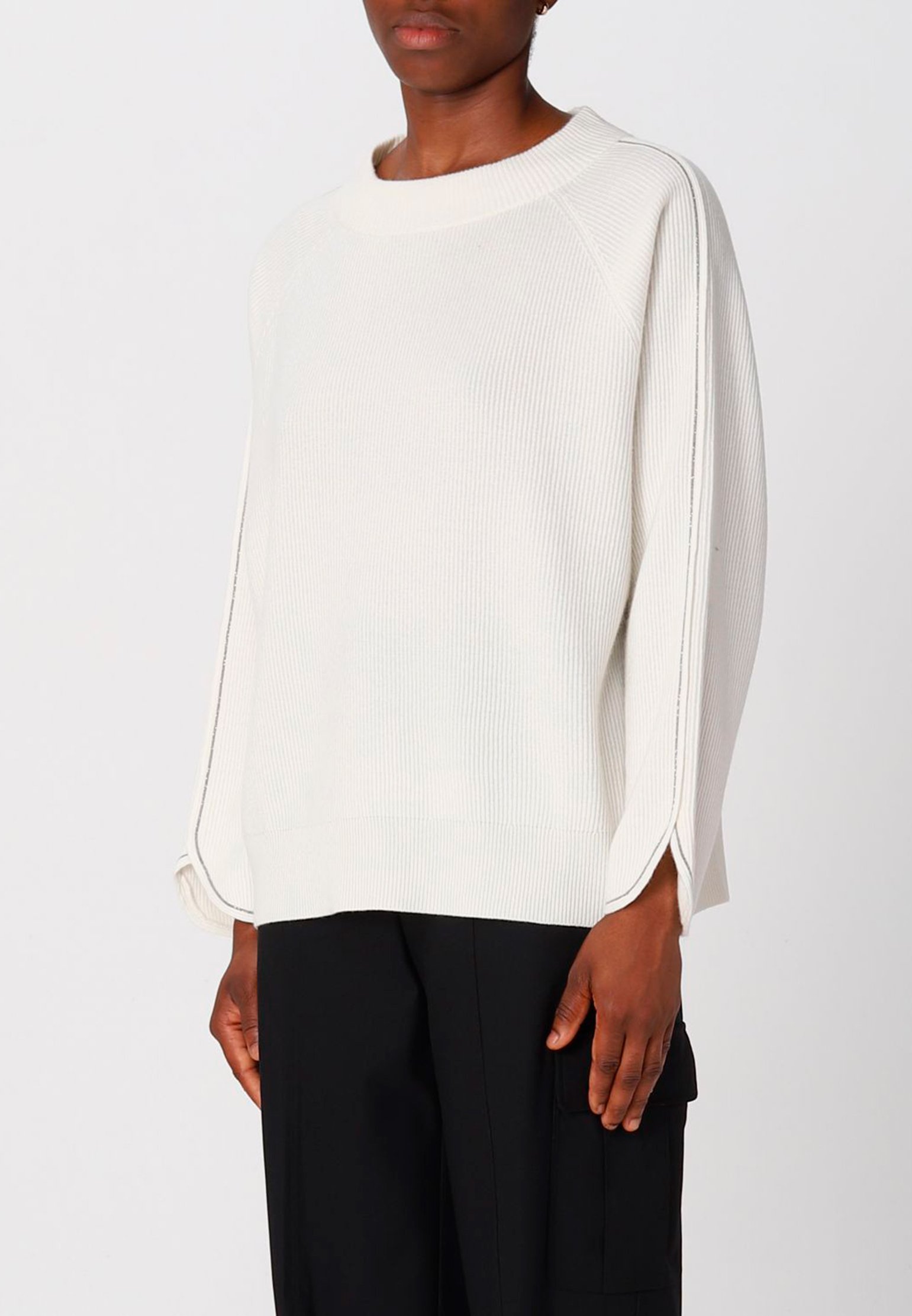 Pullover BRUNELLO CUCINELLI Color: white (Code: 3274) in online store Allure