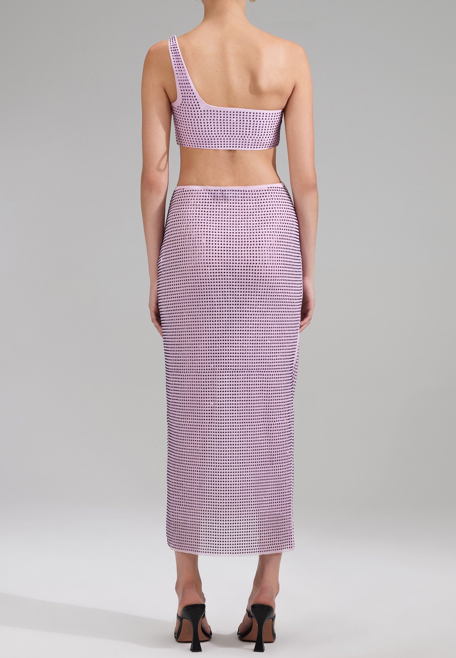 Bikini top SELF-PORTRAIT Color: lilac (Code: 2241) in online store Allure