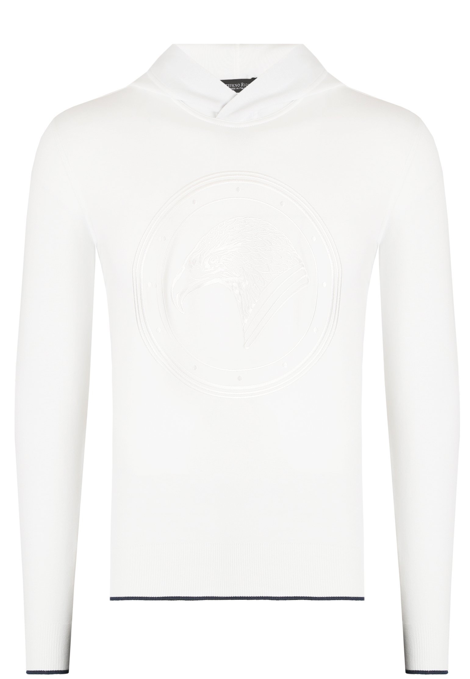 Hoodie STEFANO RICCI Color: white (Code: 390) in online store Allure