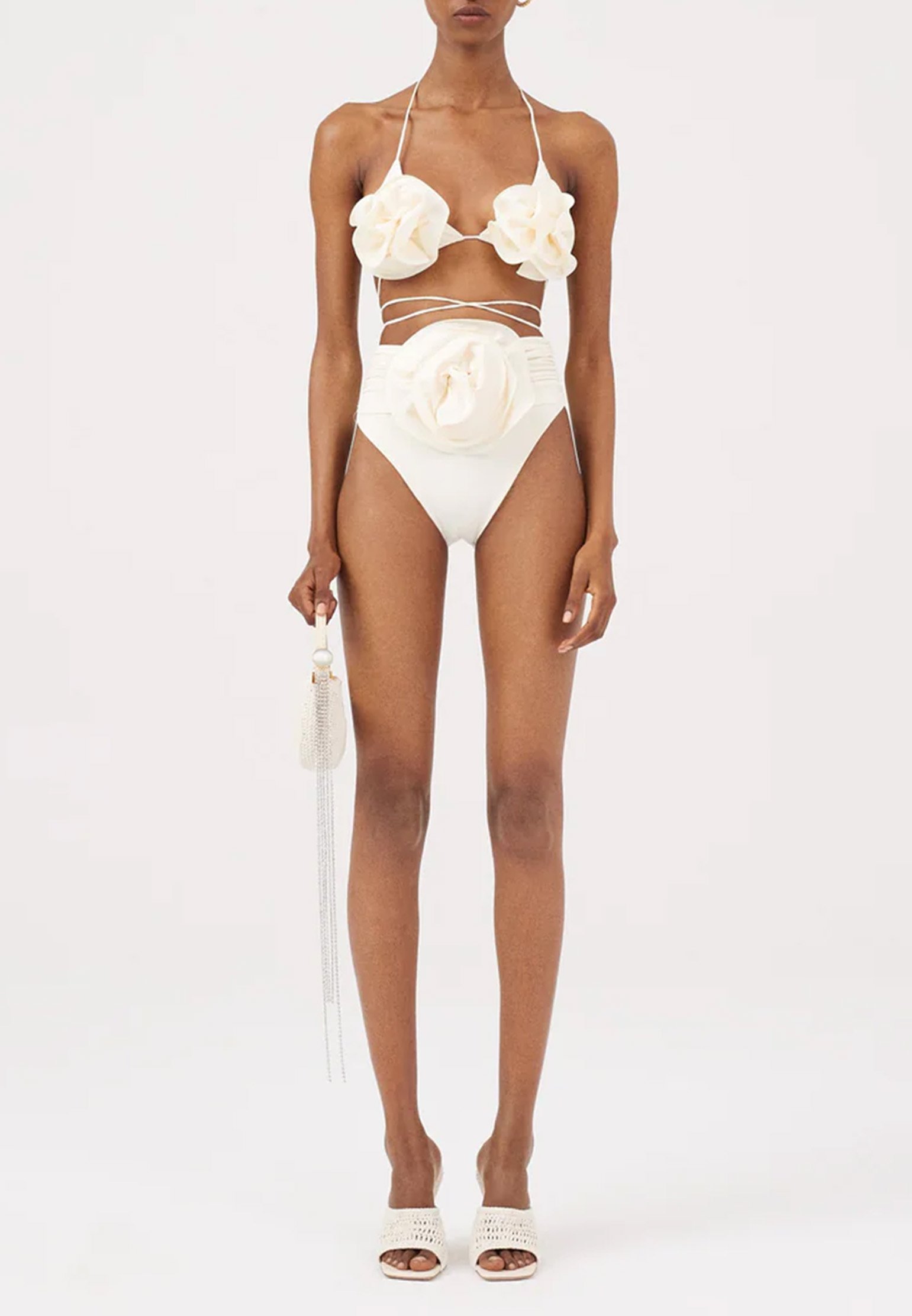 Swim bra MAGDA BUTRYM Color: cream (Code: 3655) in online store Allure