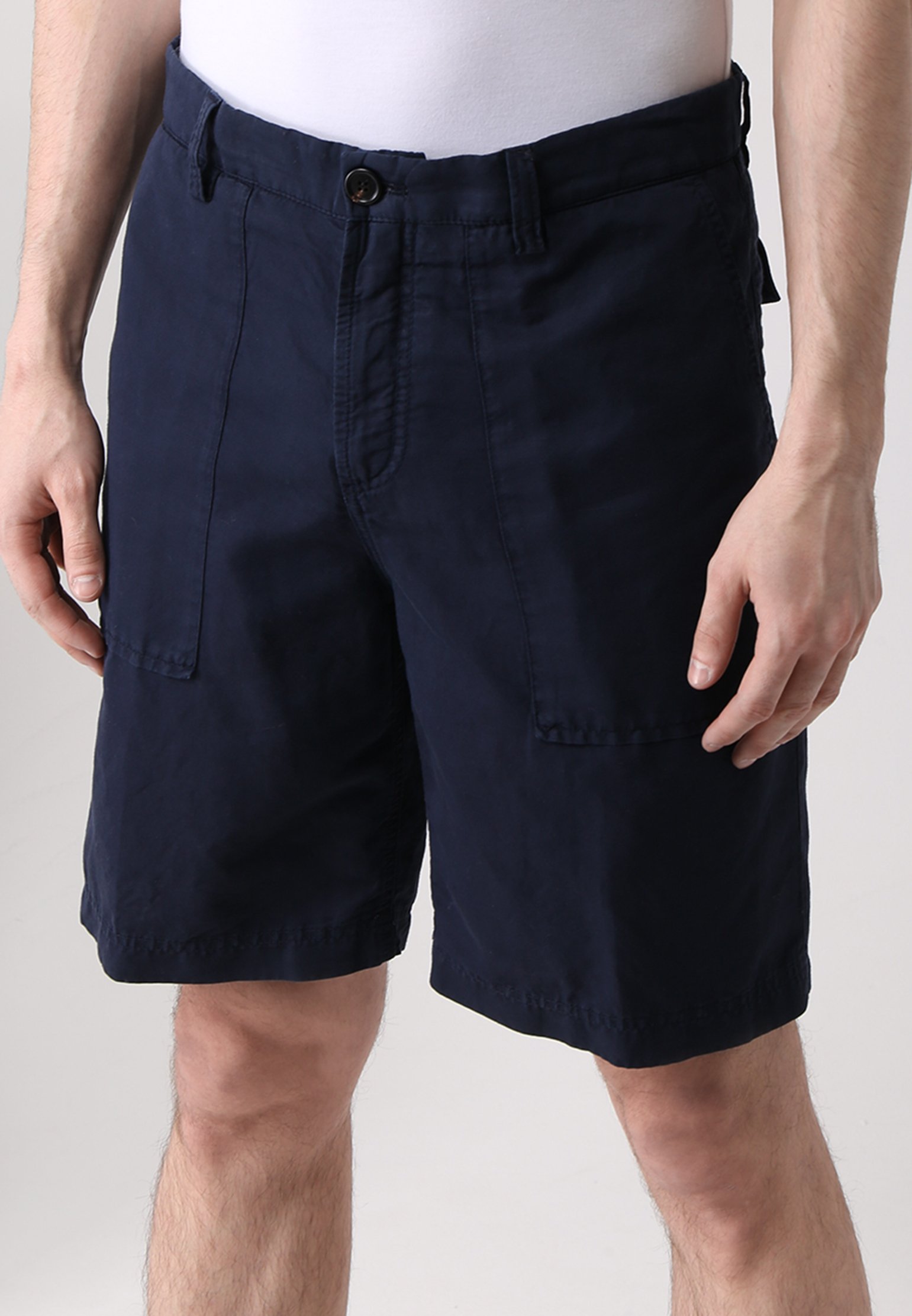 Bermuda shorts BRUNELLO CUCINELLI Color: dark blue (Code: 173) in online store Allure