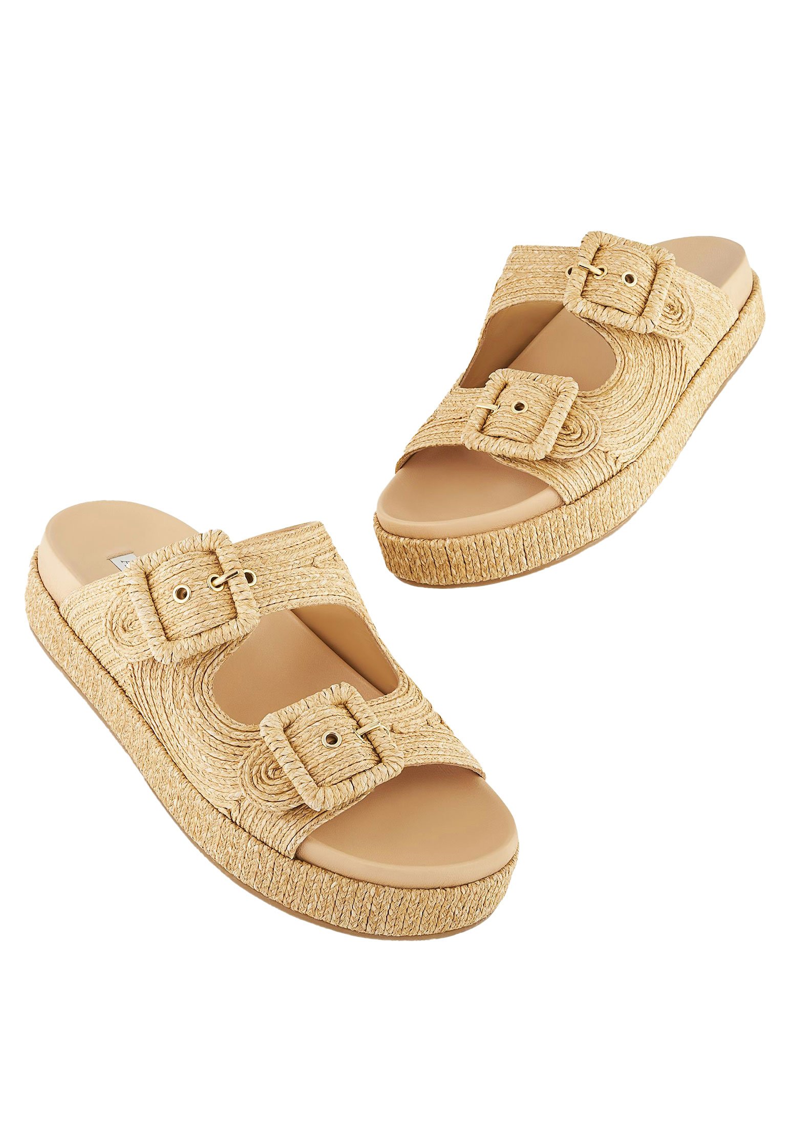 Flat shoes AQUAZZURA Color: beige (Code: 3799) in online store Allure