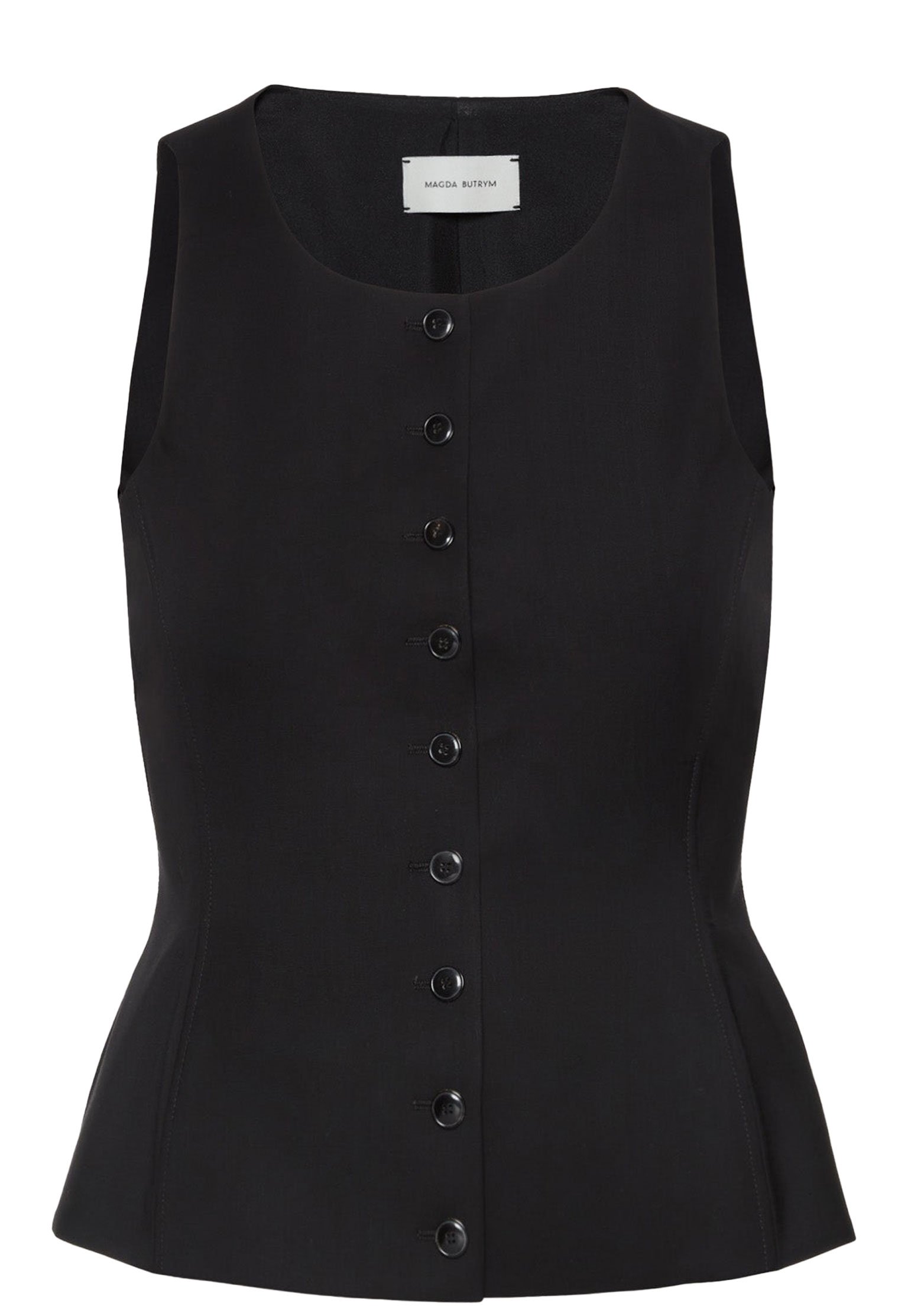 Vest MAGDA BUTRYM Color: black (Code: 3609) in online store Allure