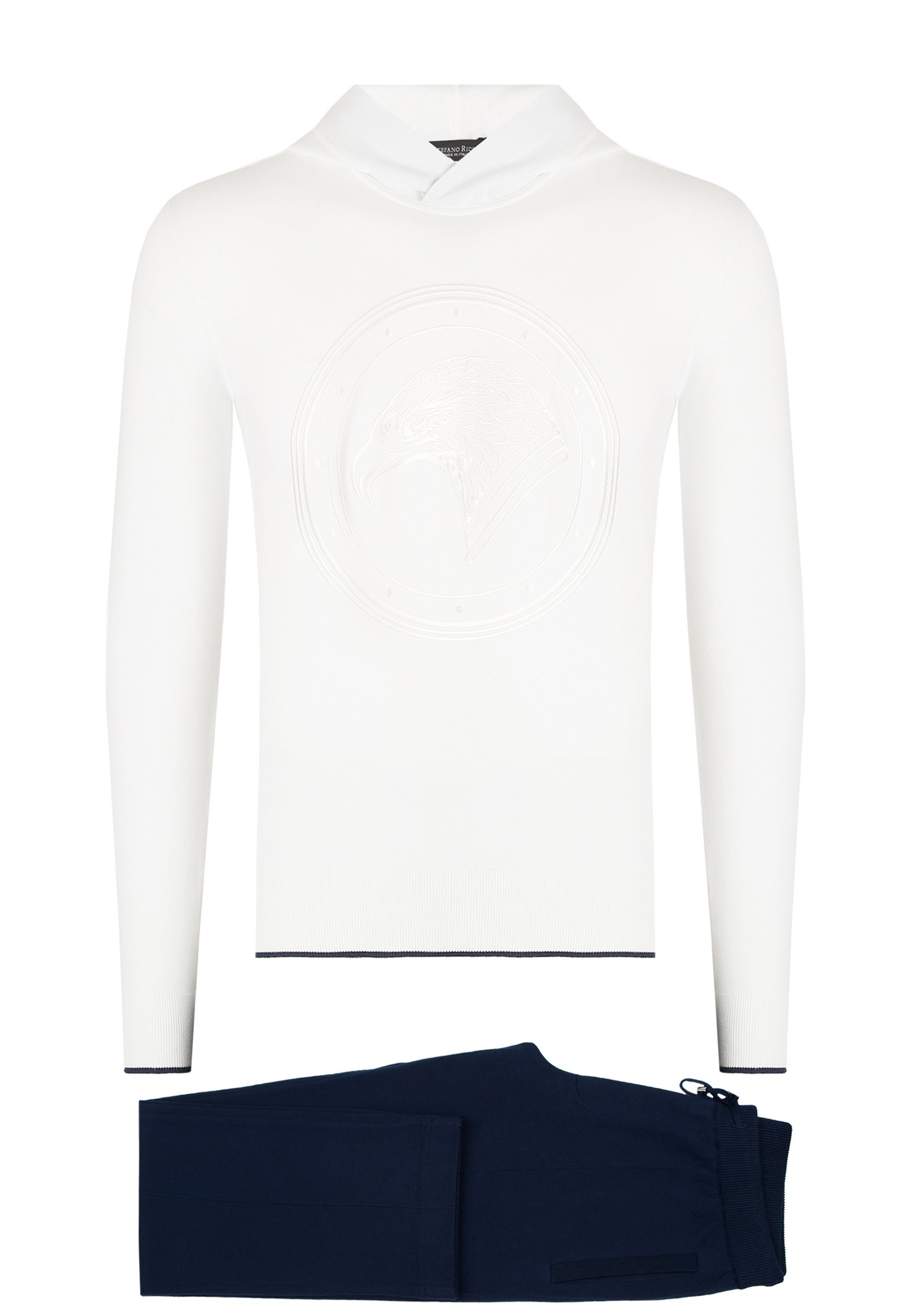 Jogging suit STEFANO RICCI Color: white (Code: 322) in online store Allure