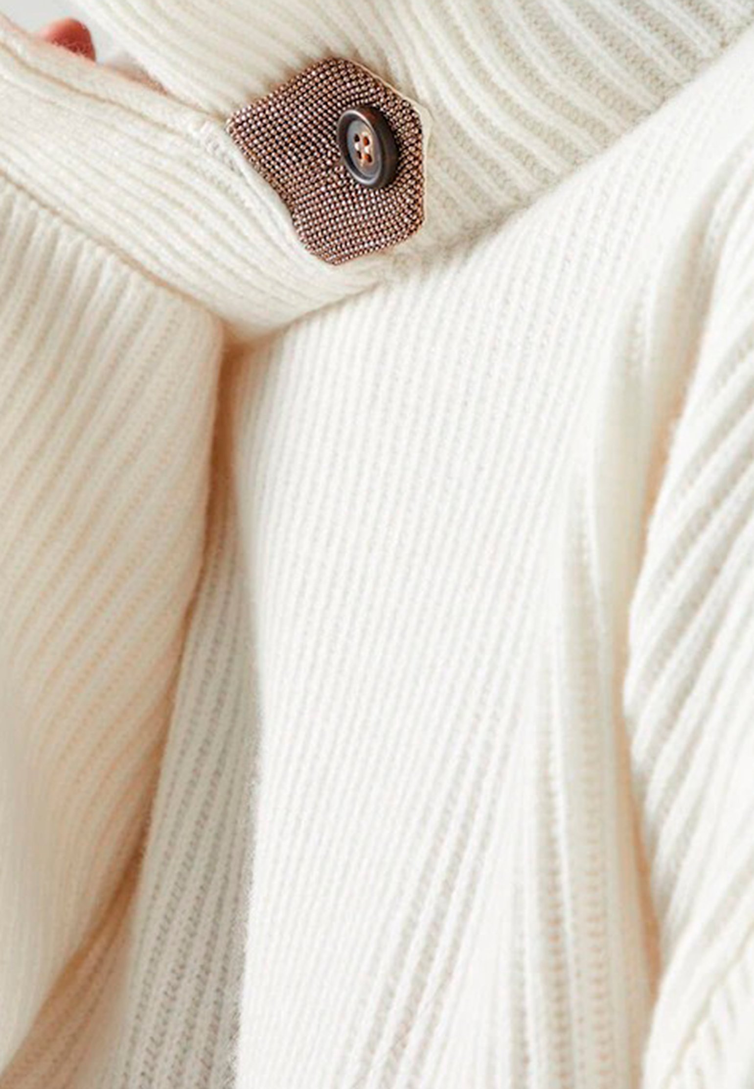 Sweater BRUNELLO CUCINELLI Color: white (Code: 486) in online store Allure