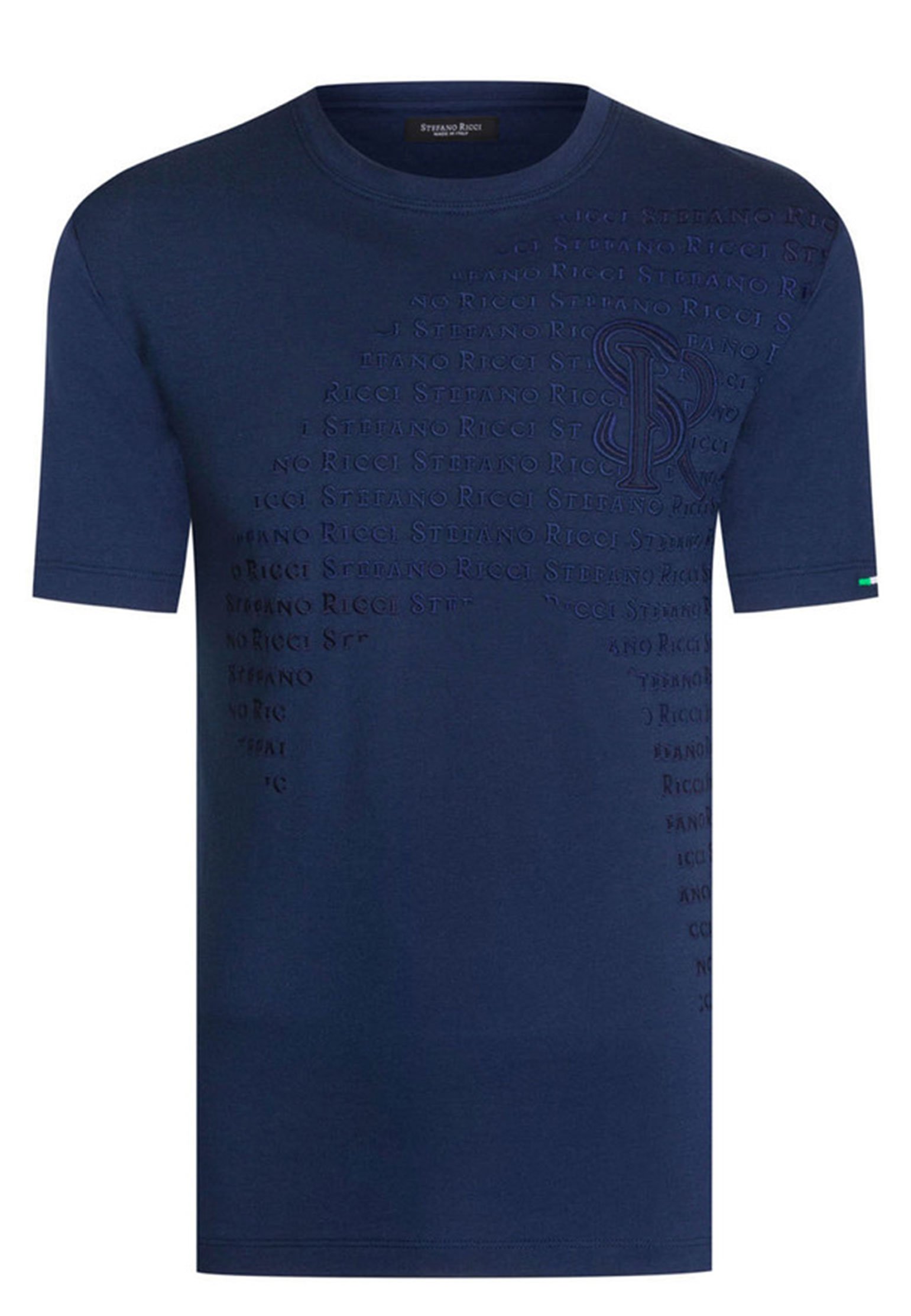T-shirt STEFANO RICCI Color: blue marine (Code: 331) in online store Allure