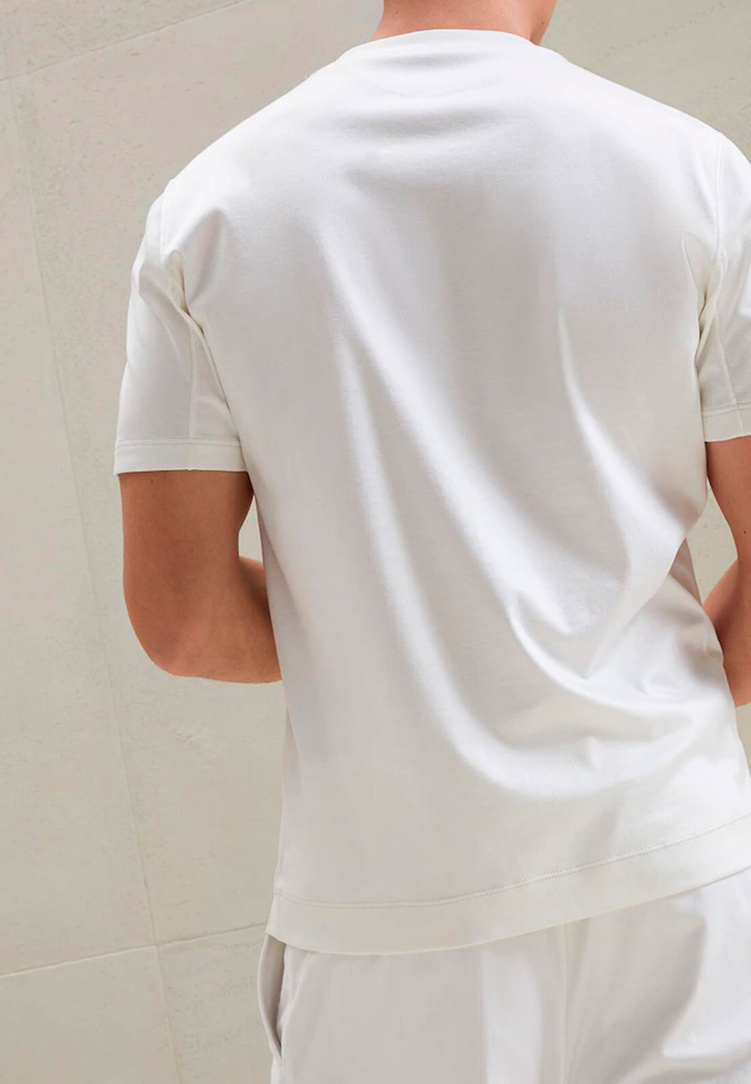 T-Shirt BRUNELLO CUCINELLI Color: white (Code: 716) in online store Allure