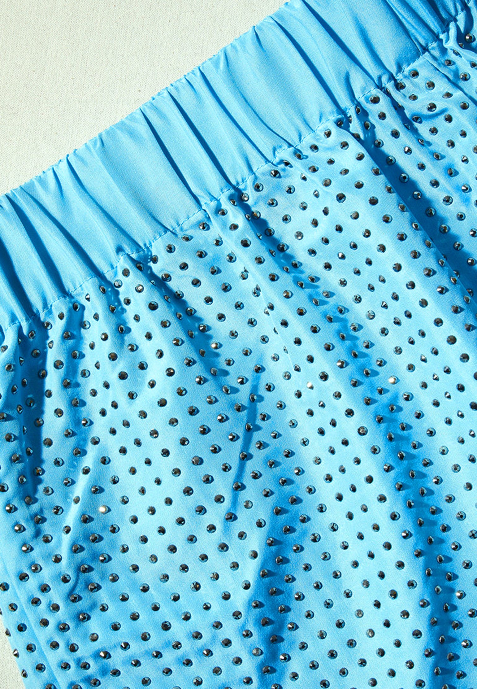 Shorts SELF-PORTRAIT Color: blue (Code: 2248) in online store Allure