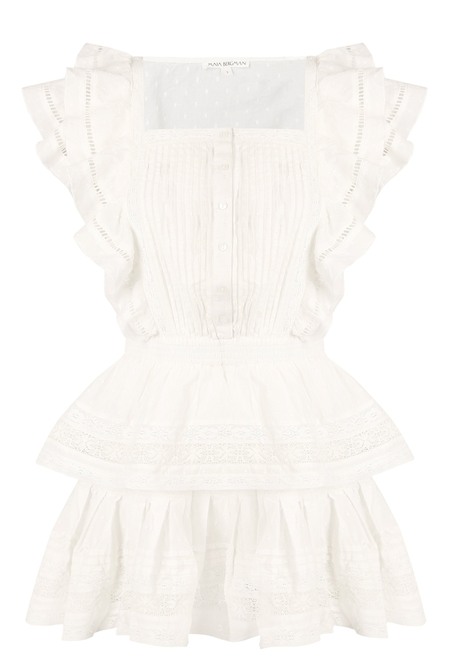 Dress MAIA BERGMAN Color: white (Code: 1029) in online store Allure