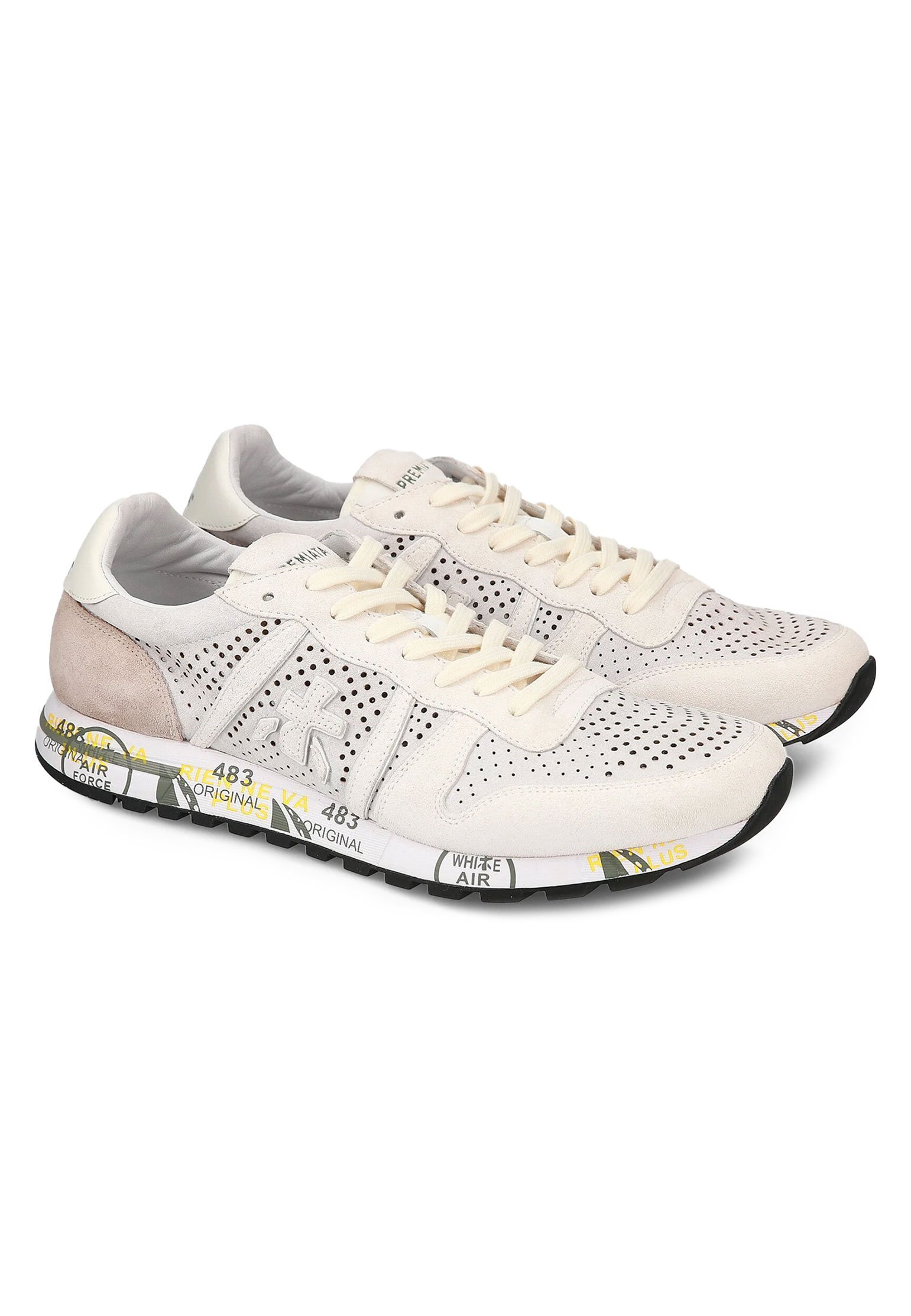 Sneakers PREMIATA Color: white (Code: 4181) in online store Allure