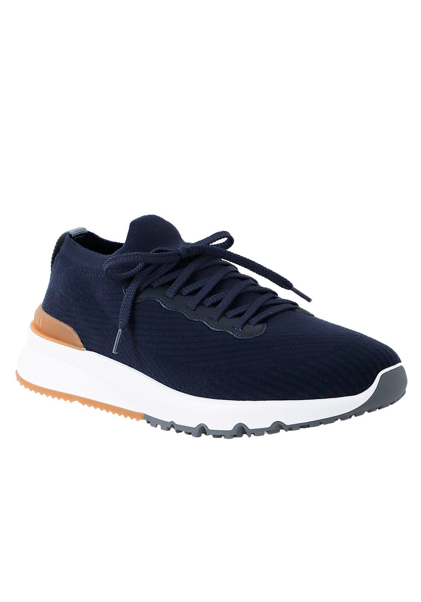Sneakers BRUNELLO CUCINELLI Color: navy blue (Code: 1179) in online store Allure
