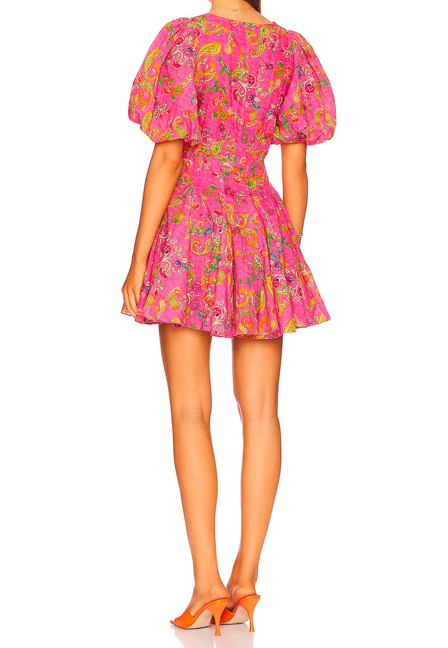 Dress HEMANT&NANDITA Color: fuchsia (Code: 1121) in online store Allure