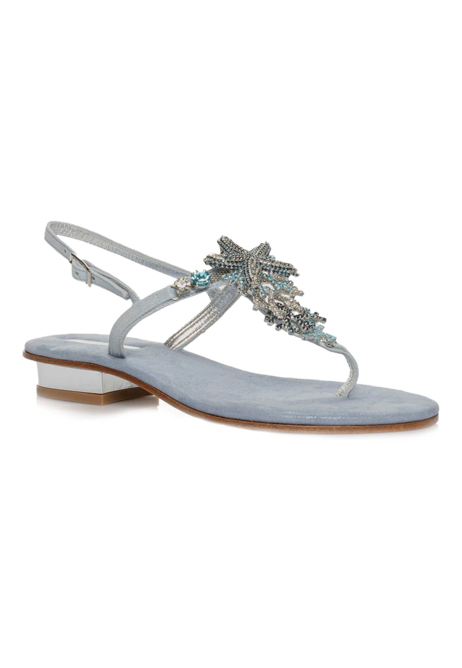 Sandals PAOLA FIORENZA Color: blue (Code: 3227) in online store Allure