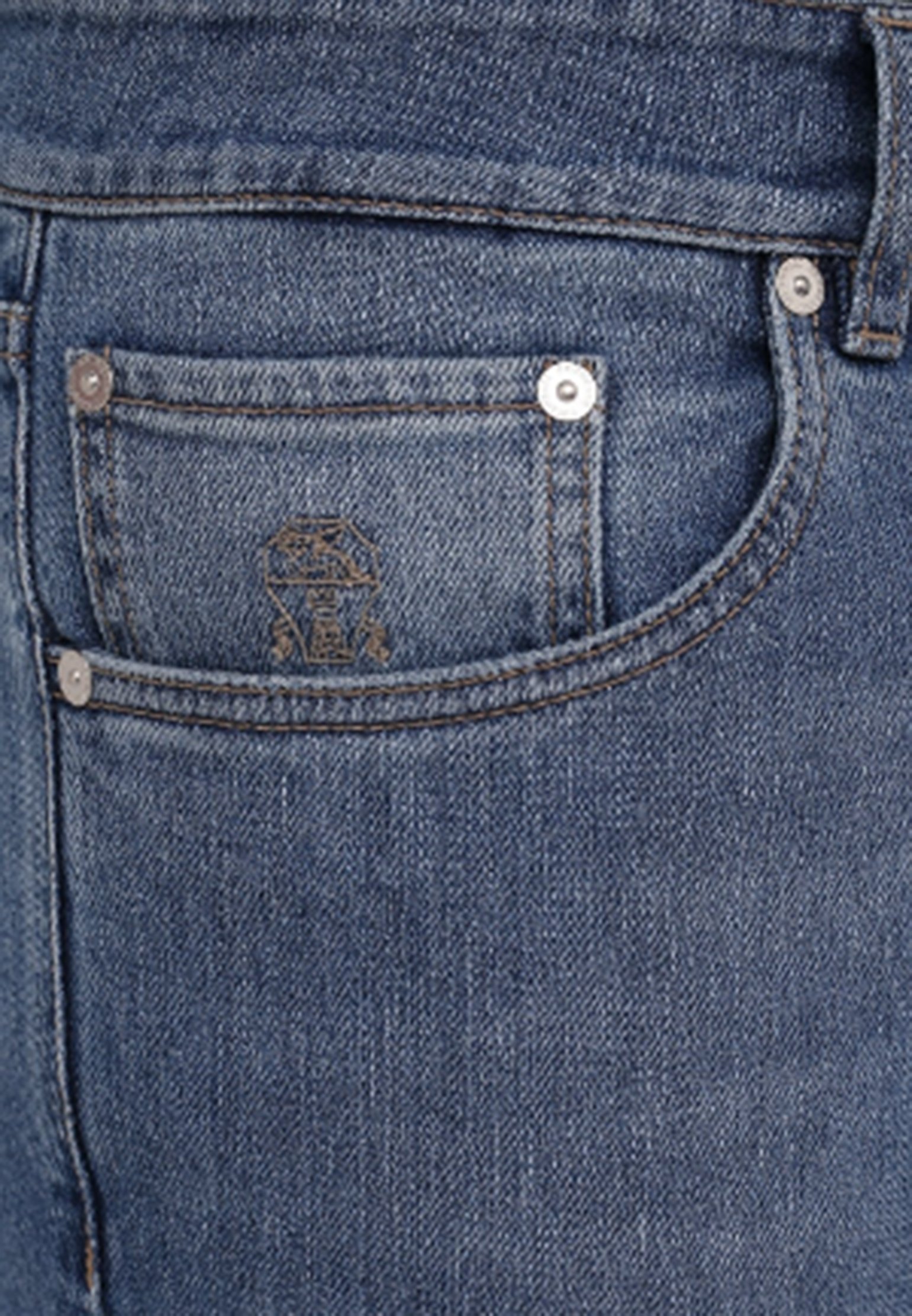Pantalone BRUNELLO CUCINELLI Color: navy blue (Code: 1209) in online store Allure