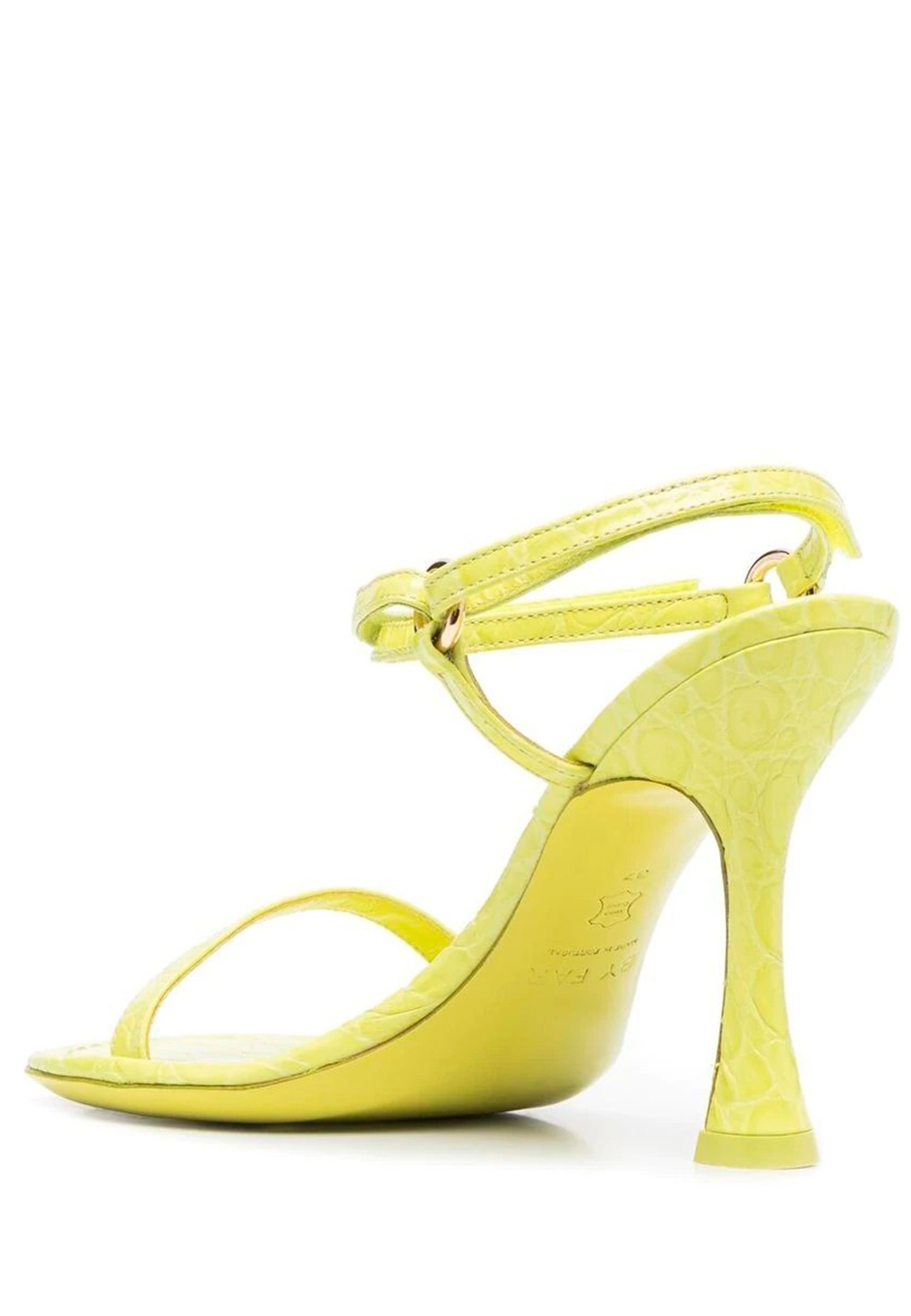 Sandals BY FAR Color: green (Code: 605) in online store Allure