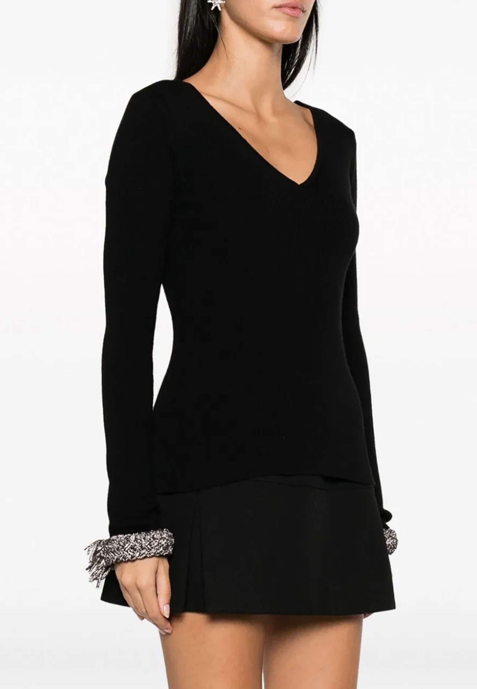 Pullover GIUSEPPE DI MORABITO Color: black (Code: 2604) in online store Allure