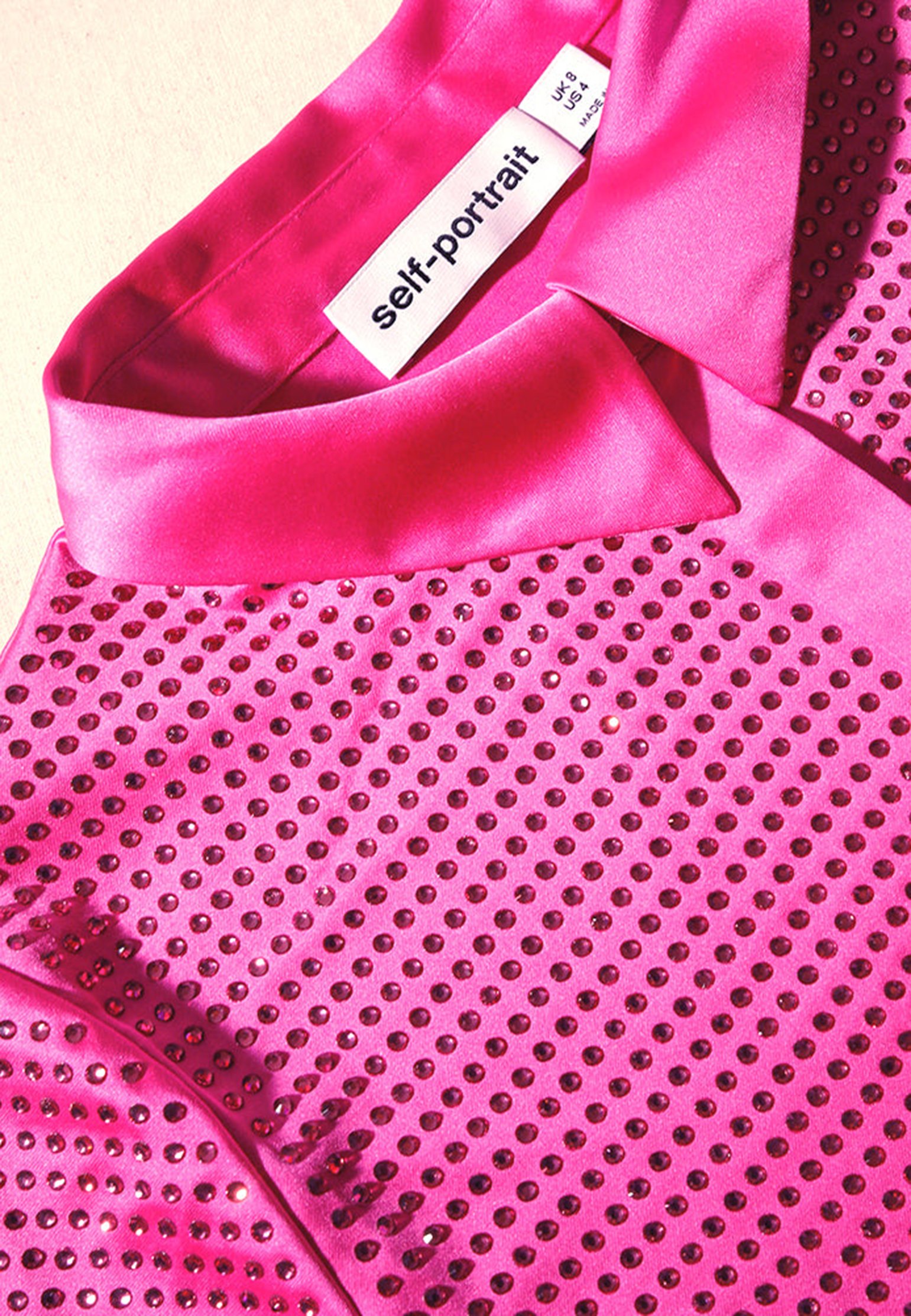 Shirt SELF-PORTRAIT Color: pink (Code: 1773) in online store Allure