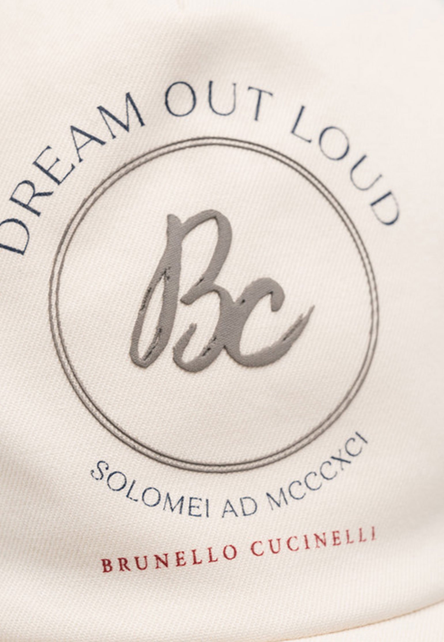 Bonnet BRUNELLO CUCINELLI Color: white (Code: 1525) in online store Allure