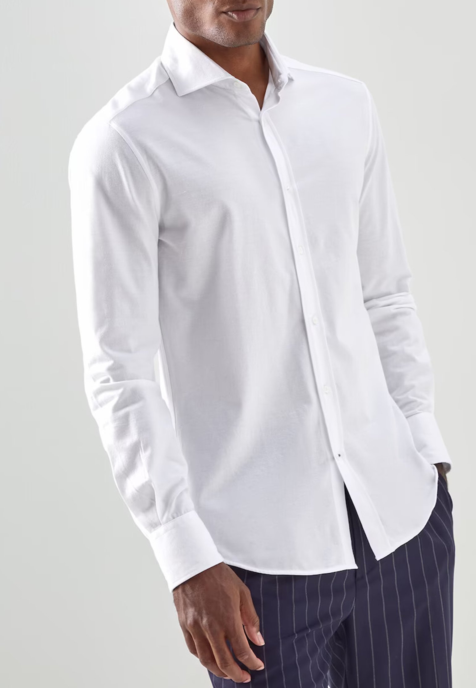 Shirt BRUNELLO CUCINELLI Color: white (Code: 763) in online store Allure