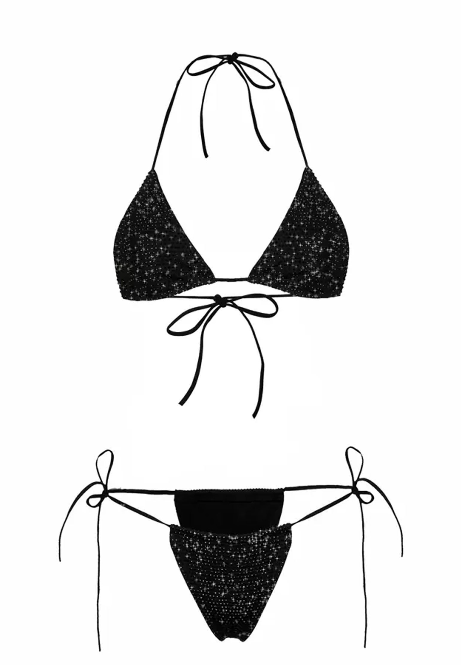 Bikini set SANTA BRANDS Color: black (Code: 2240) in online store Allure