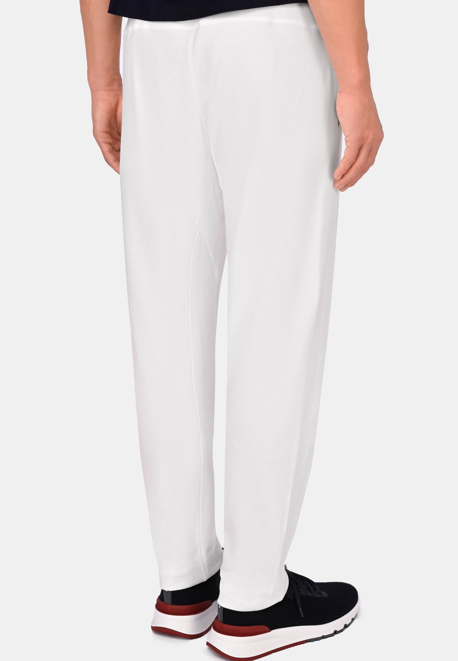 Pants BRUNELLO CUCINELLI Color: white (Code: 210) in online store Allure