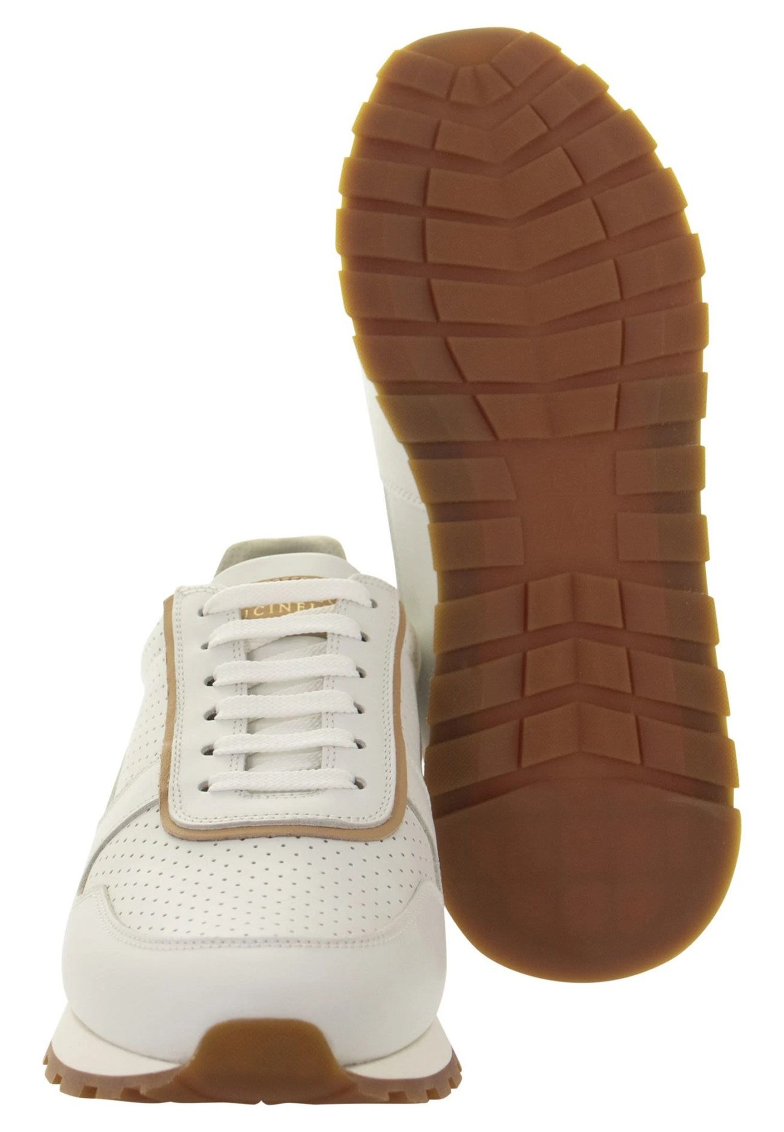 Sneakers BRUNELLO CUCINELLI Color: white (Code: 404) in online store Allure